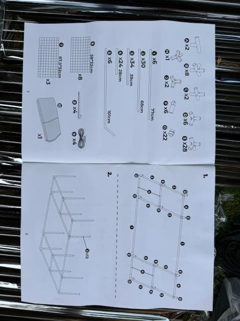 Ohuhu Plastic Greenhouse for Outdoors: Portable Walk in Plant Green House with Improved Transparent PVC Cover, 3 Tiers 12 Shelves Stands Small Greenhouses Backyard Green Houses for Outside Heavy Duty customer photo 2