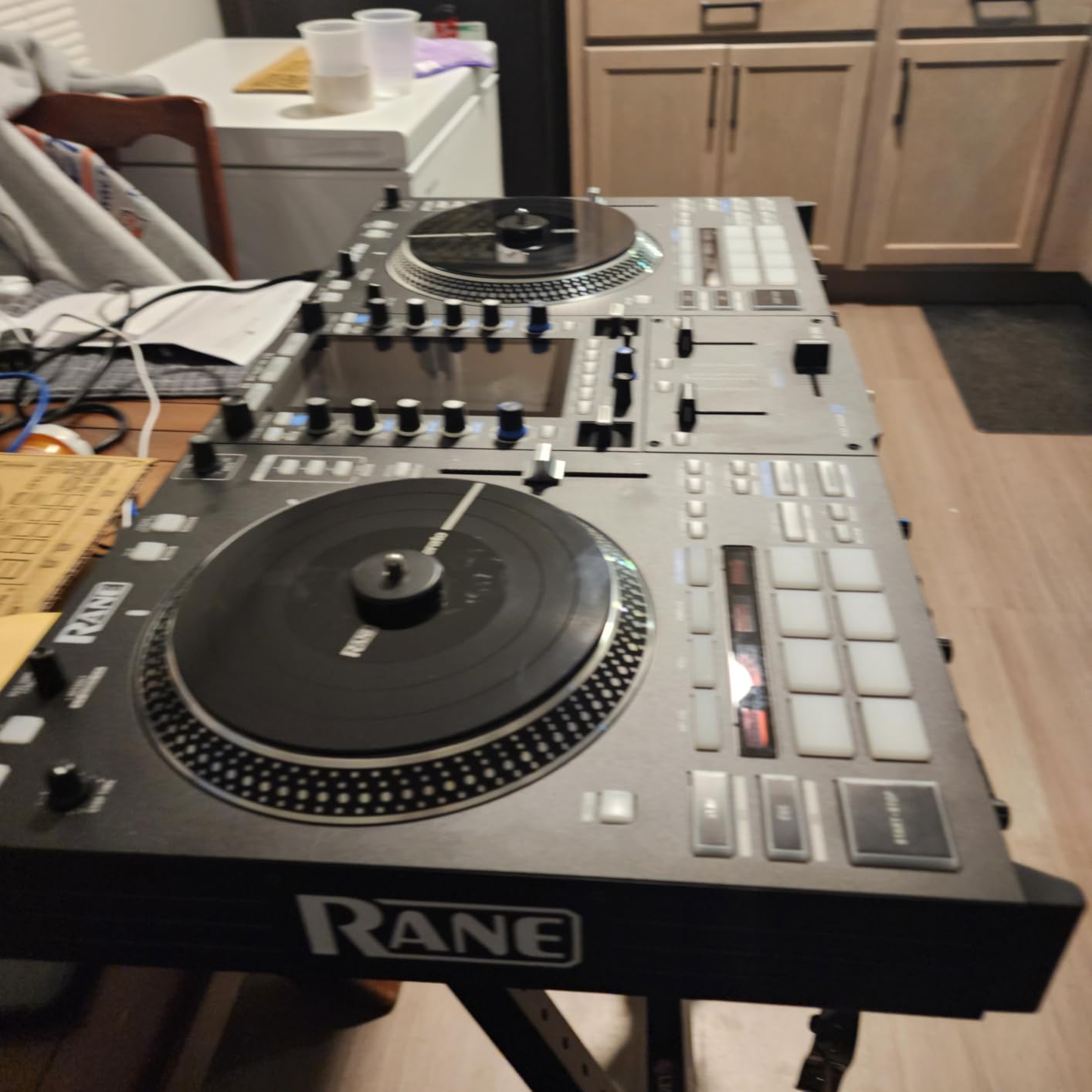 RANE SYSTEM ONE Motorized Standalone DJ Controller | All-In-One Motorized DJ Mixer, Engine DJ OS, 2-Decks, 16 Pads, Stems FX, Serato DJ Pro, XLR Outputs customer photo 1