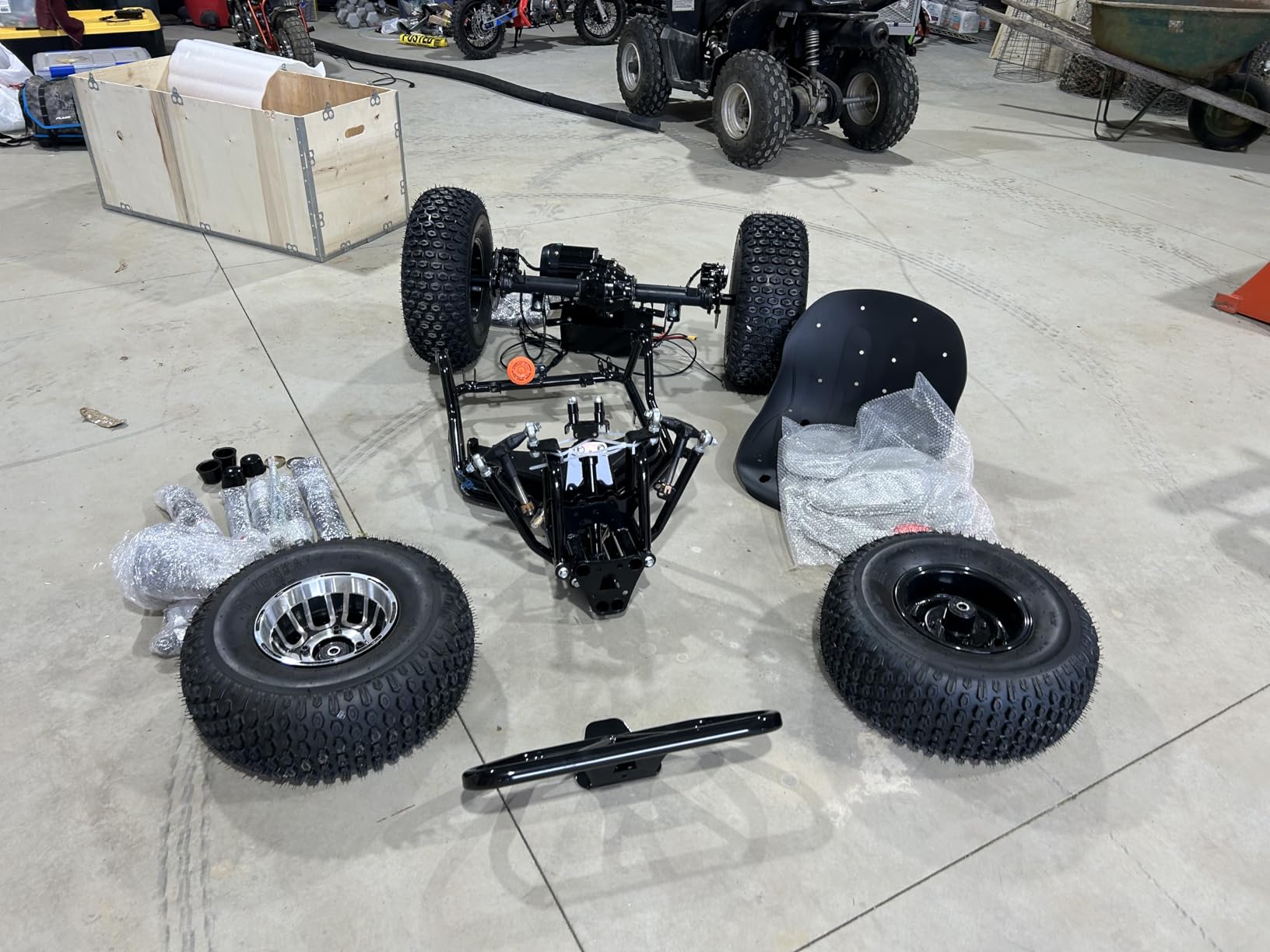 72V 3000W Electric Off-Road Go Kart for Adults & Teens | Peak 10.8kW, 45 MPH, 37-Mile Range, Shaft Drive, Dual Rear Hydraulic Brakes 19x7-8 customer photo 2