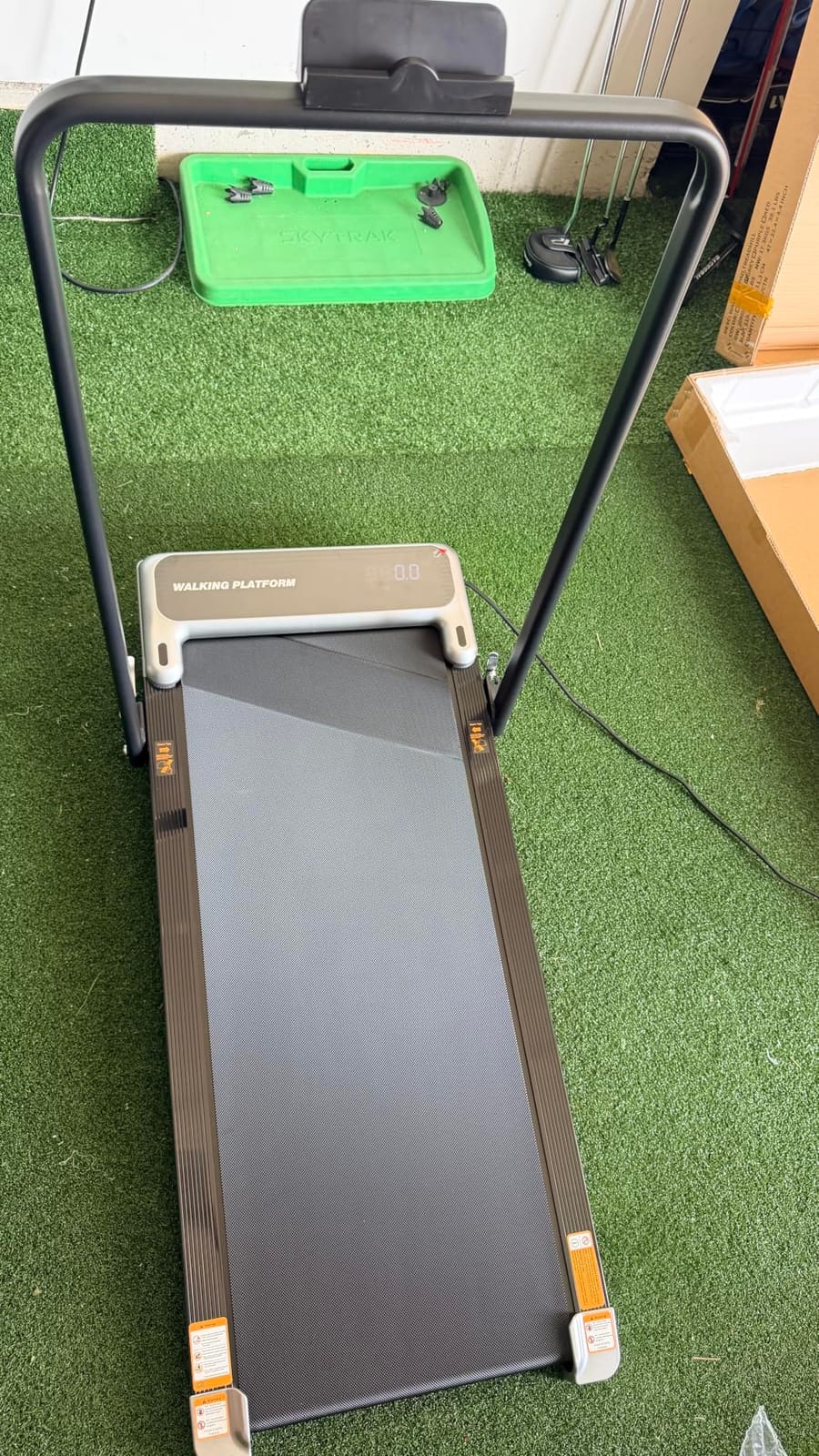 Walking Pad Treadmill for Home, Walking Pad with Incline and Handle Bar | Sturdy Foldable Handles Walking Pad with LED Display, Portable Quiet Under Desk Treadmills for small space at home office customer photo 2