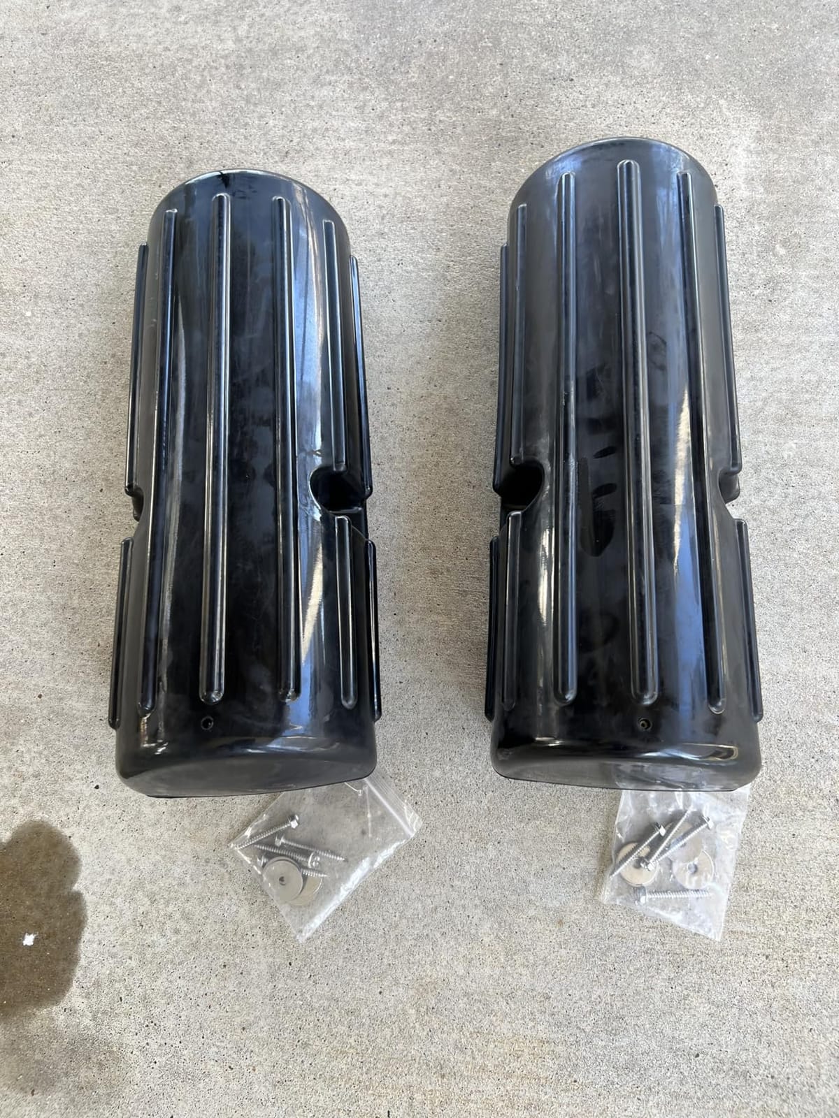 OCEANBROAD Dock Bumpers, Boat Dock Bumpers for Edge & Side | UV-Resistant PVC, Marine Fender Guard with Stainless Steel Hardware, Edge & Side Installation, Vertical Dock Protection customer photo 1