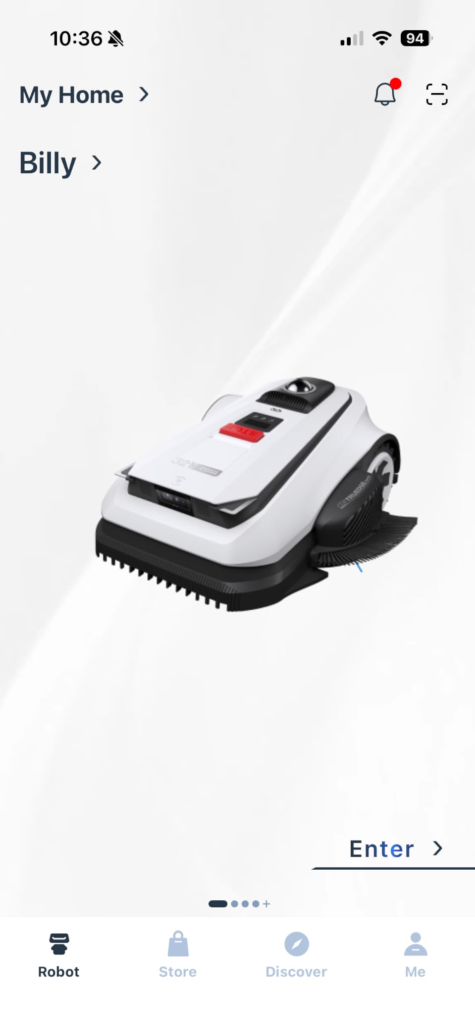 ECOVACS Goat A3000 LiDAR PRO Robotic Lawn Mower, Dual LiDAR Navigation | For Lawns Up to 3/4 Acre, Fast Charging, High-Efficiency Mowing up to 400 m²/h, Built-in TruEdge Edge Trimmer, App Control customer photo 1