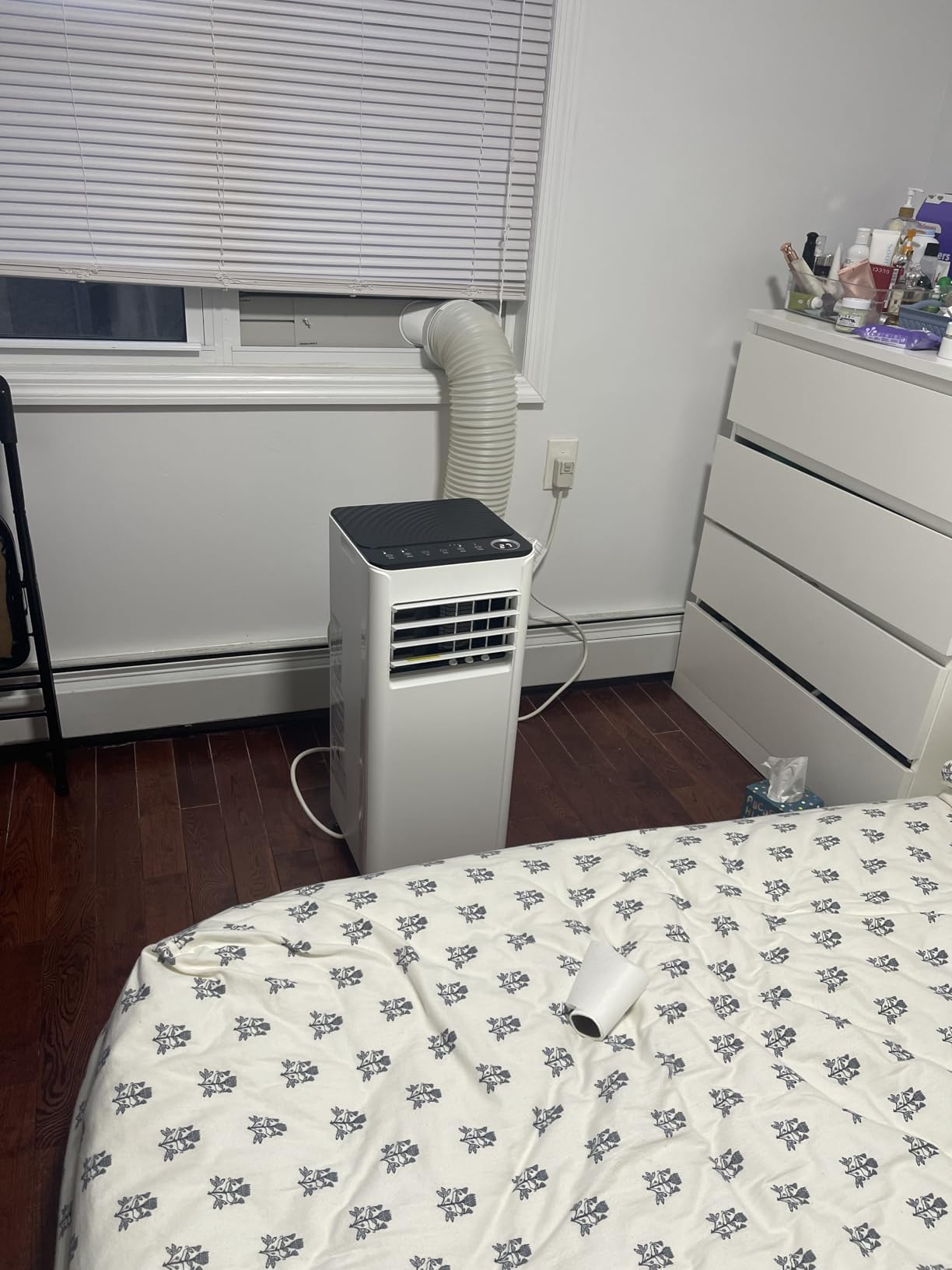 EUHOMY 8,000 BTU Portable Air Conditioners, 4-in-1 Portable AC Unit Cools Up to 350 Sq.Ft, with Cool, Fan, Dehumidifier, Sleep Modes, 50 dB, 24H Timer, Remote Control, Installation Kit for Bedroom customer photo 2