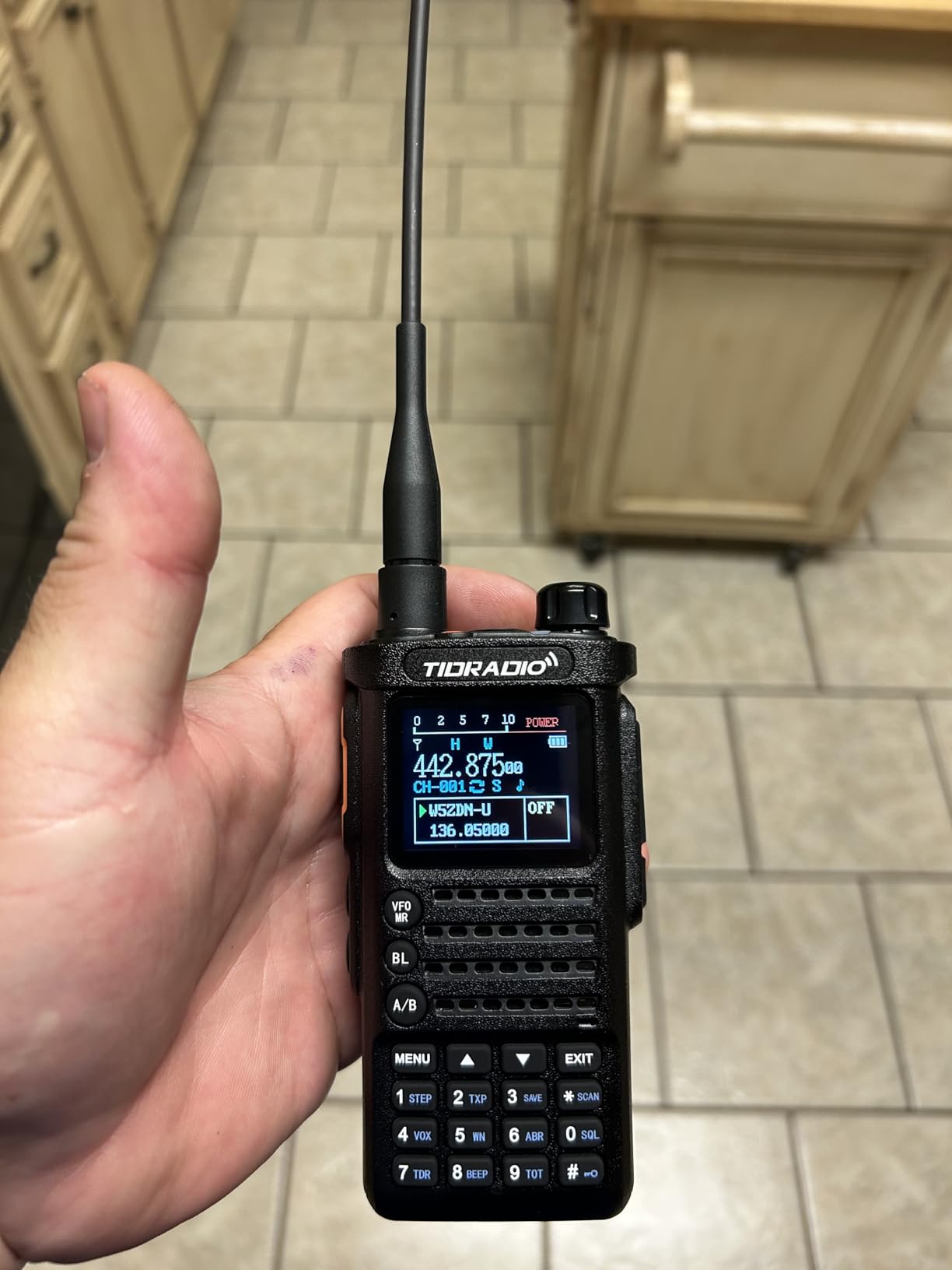 TIDRADIO TD-H9 10Watt Multi-Band GPS&APRS Ham Radio Capable of Bluetooth Connectivity; Wireless Programming; Frequency Spectrum Analysis; SMS Message Text; NOAA Weather Receiver Handheld Two Way Radio customer photo 1