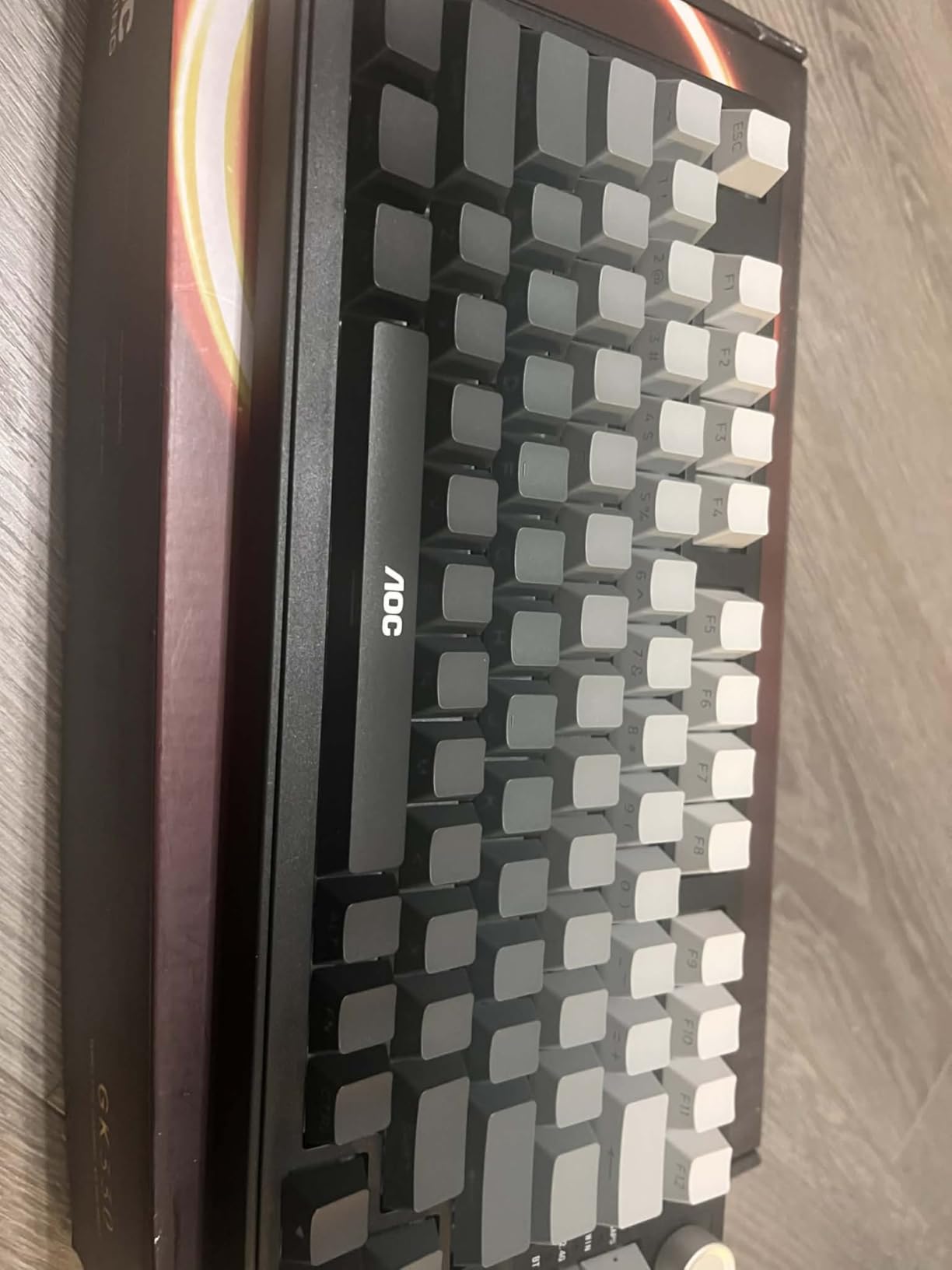 AOC GK330 75% Wireless Mechanical Gaming Keyboard, Hot-Swappable 3-Mode RGB | BT/2.4GHz/USB-C Connectivity, Pre-Lubed Reaper Switches, Anti-Ghosting, Gasket Mount and 5-Layer Sound-Dampening Padding customer photo 1
