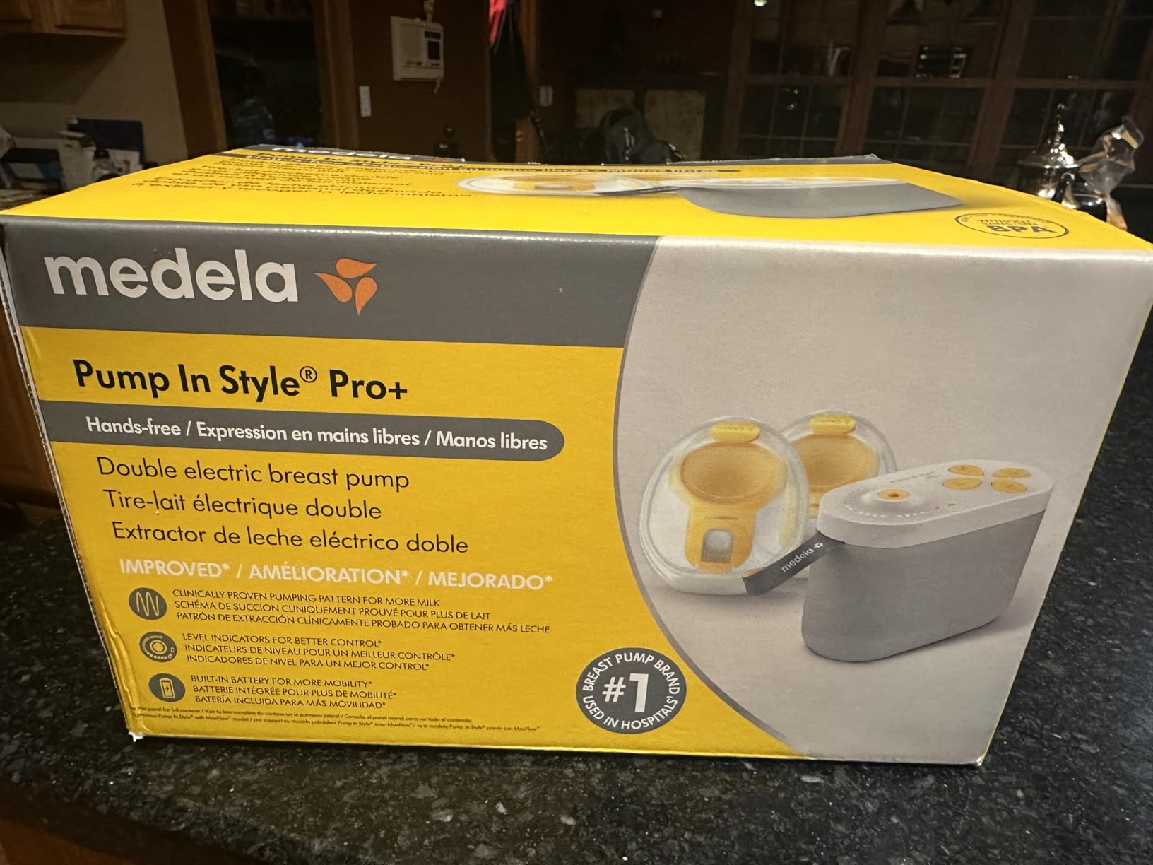 Medela Pump in Style Pro+ Electric Breast Pump, Hands Free, Hospital Grade | Double Wearable Breast Pump, InBra Collection Cups, Anatomic Comfort, BPA-Free, Rechargeable, Portable, Lightweight, Discreet customer photo 1