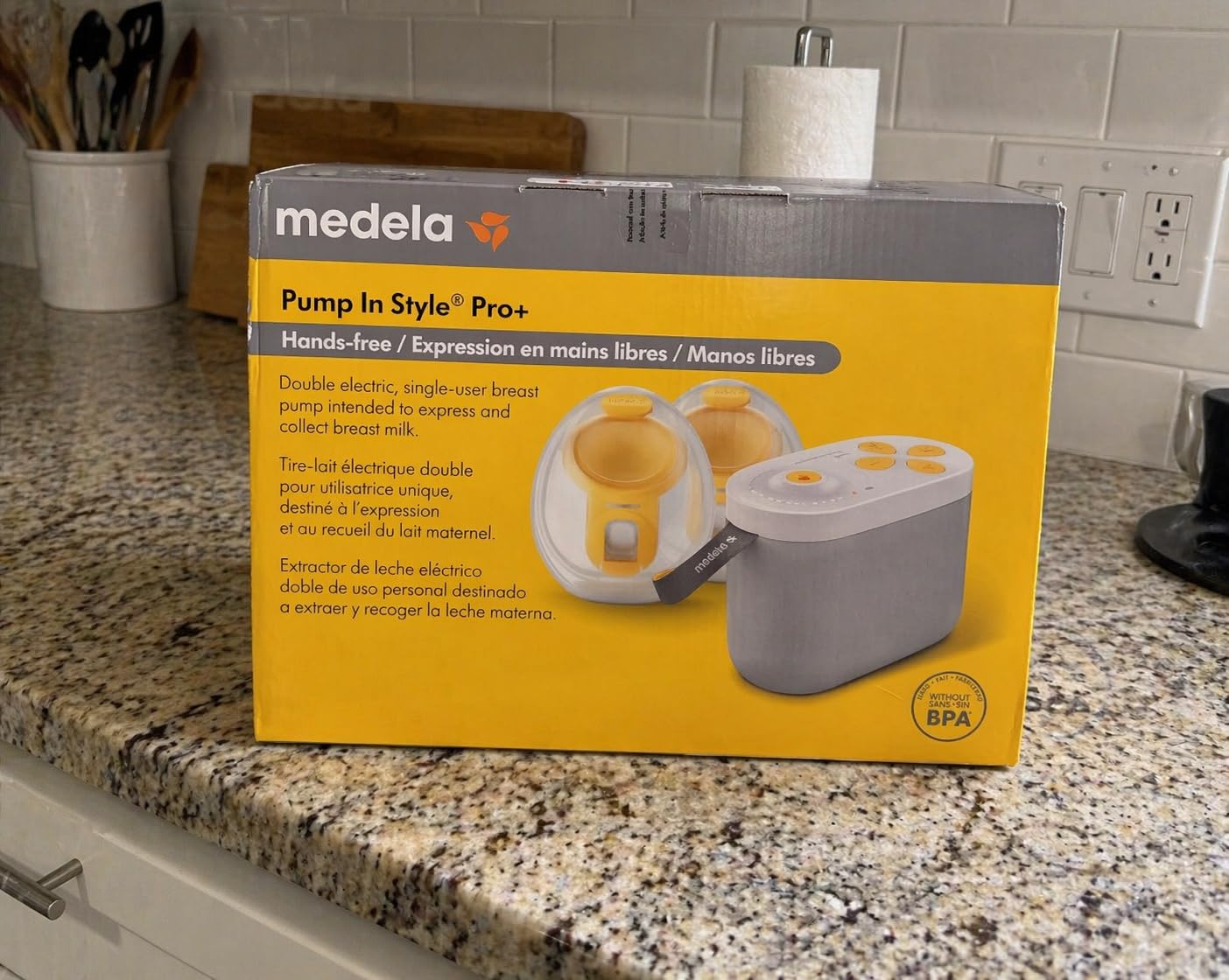 Medela Pump in Style Pro+ Electric Breast Pump, Hands Free, Hospital Grade | Double Wearable Breast Pump, InBra Collection Cups, Anatomic Comfort, BPA-Free, Rechargeable, Portable, Lightweight, Discreet customer photo 2