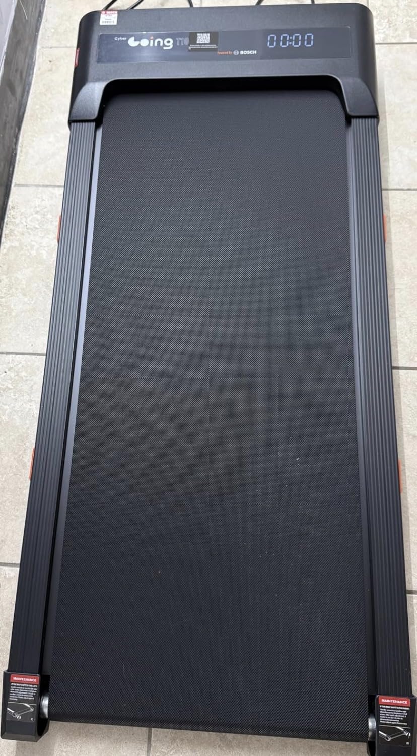 Cybergoing T10 Walking Pad Treadmill Powered By Bosch, Under Desk Treadmill, Fixed 7% Manual Incline, Up to 4 MPH, 2.5HP, 300lb Capacity, App + Remote, 15x36 Belt, Treadmills for Home customer photo 1