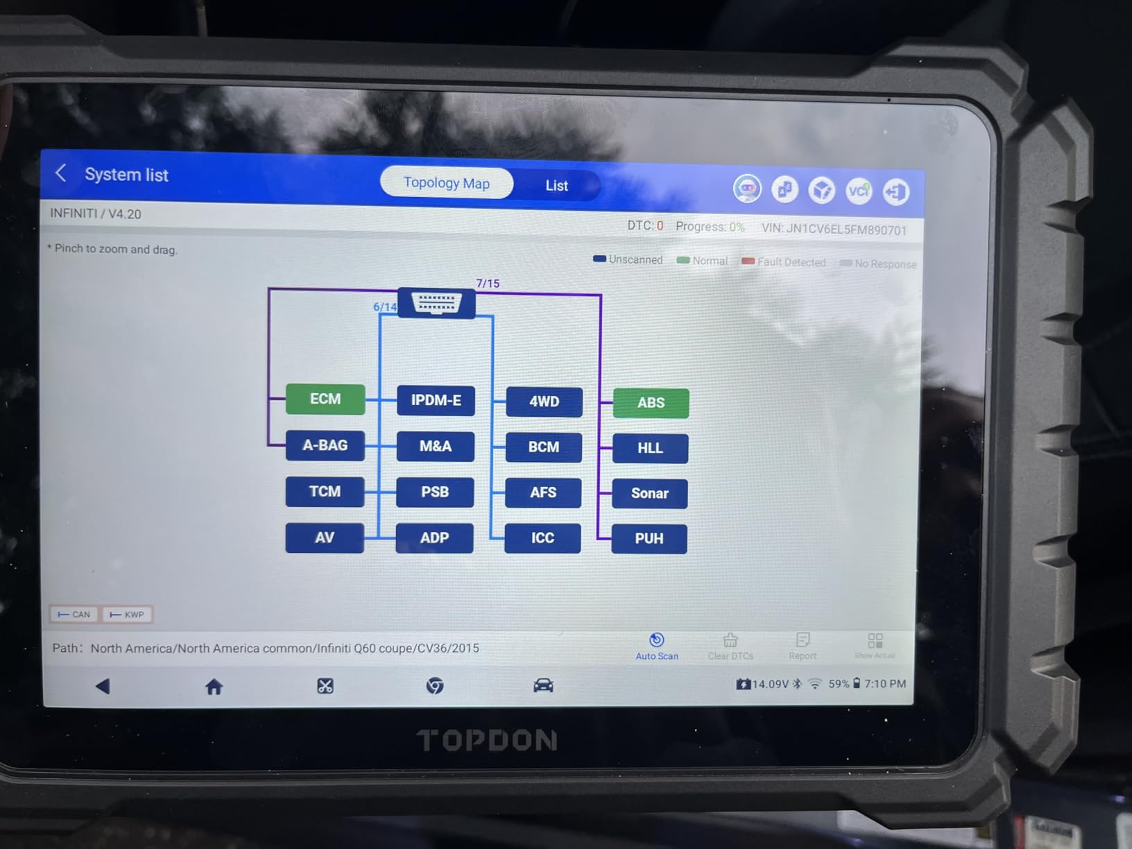 TOPDON ONE Bidirectional Scan Tool, 10.1