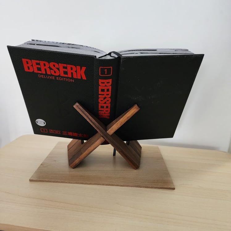 Vinyl Record Stand, Now Spinning Vinyl Holder for 12 Inch Albums, X-Frame customer photo 1