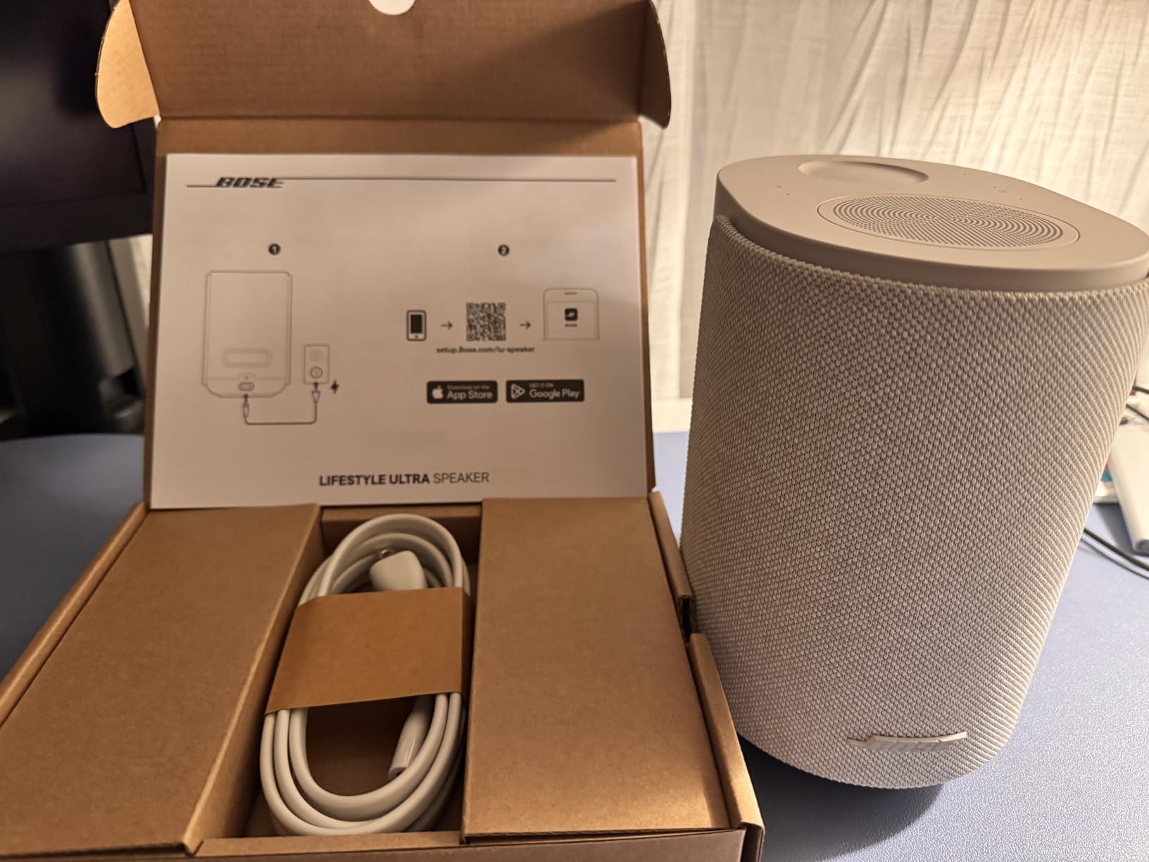 Bose New Lifestyle Ultra Speaker, Wireless Home Speaker, TrueSpatial Audio, CleanBass, AirPlay & Google Cast, Black customer photo 2