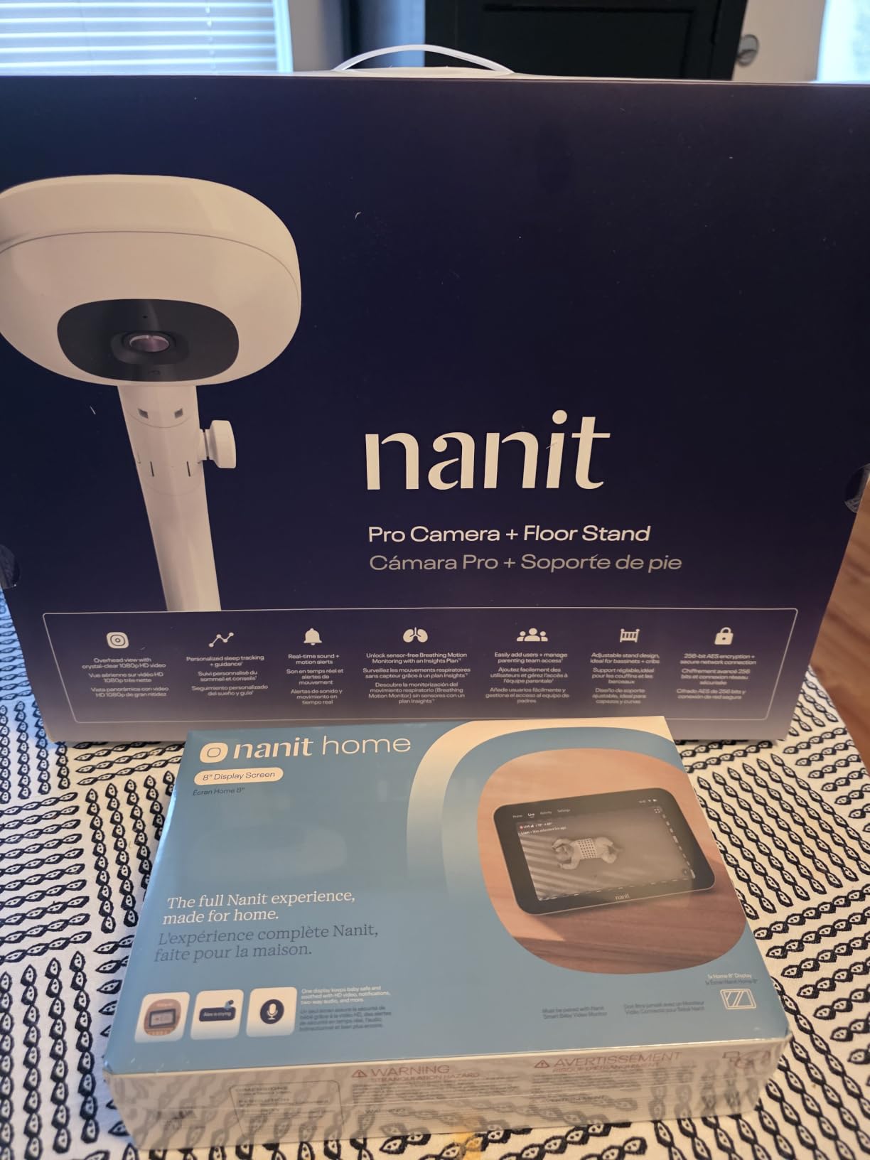 Nanit Smart Baby Video Monitor System with Floor Stand & 8