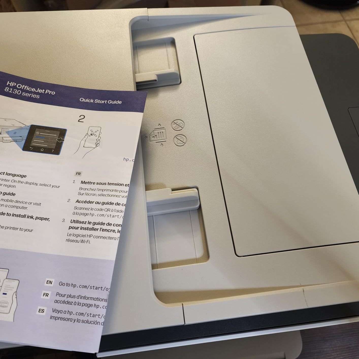 HP OfficeJet Pro 8135 Wireless All-in-One Color Inkjet Printer, Print, Scan, Copy, Fax, ADF, Duplex Printing Best-for-Home-Office, 3 Month Trial of Instant Ink Included, AI-Capable (C2VK1A) customer photo 2