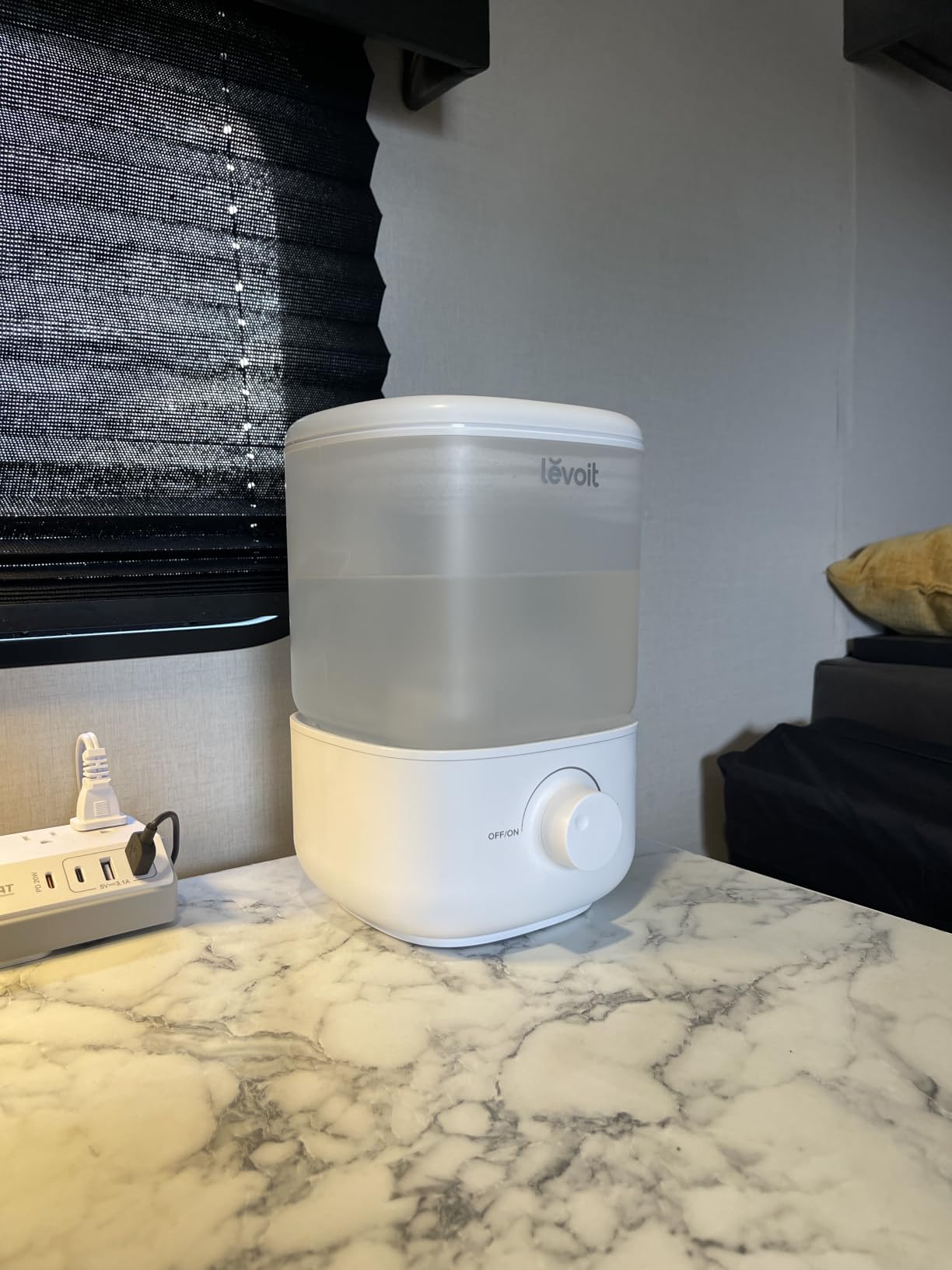 Levoit Smart Humidifier for Bedroom, 4.2L Top Fill Cool Mist for Large Room | Dishwasher Safe/Easy Clean, 21dB/42H Runtime, for Baby/Plants, APP/Voice Control, Light/Music Scene Mode, NeoClassic 450S customer photo 2