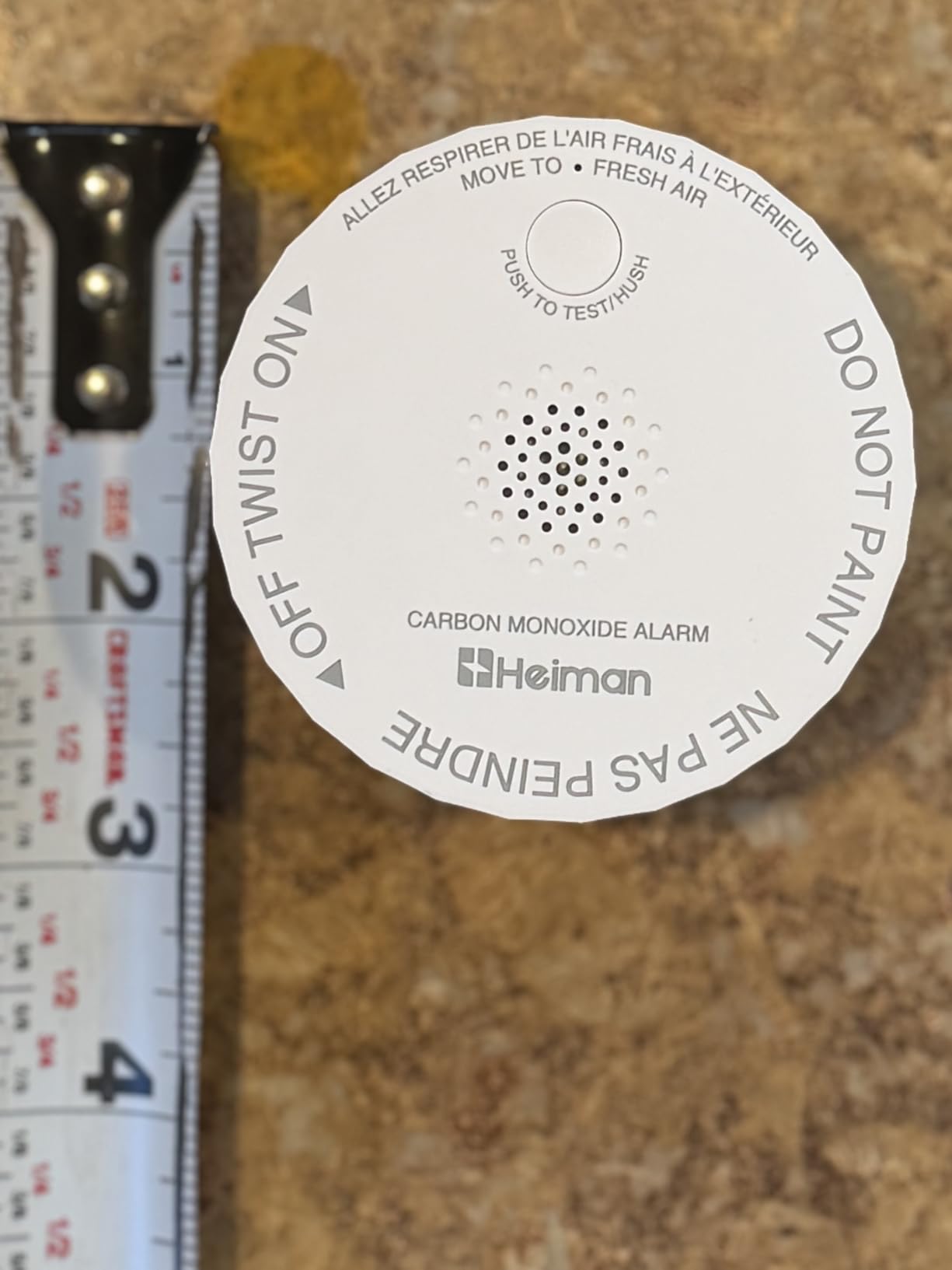 Heiman Smart Carbon Monoxide Detectors, 3-Pack Interconnected, with Gateway | Real-Time APP Alert, 2.4G Wi-Fi, Battery Operated, UL 2034 5th Ed, Mini CO Detector, One Sound, All Sound Alarm, C1-R customer photo 2