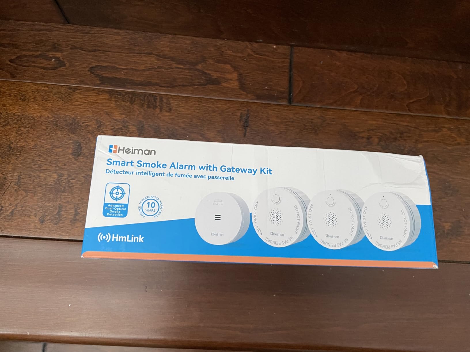 Heiman Smart Smoke Detector 3-Pack with Wi-Fi Gateway, App Instant Alerts customer photo 2