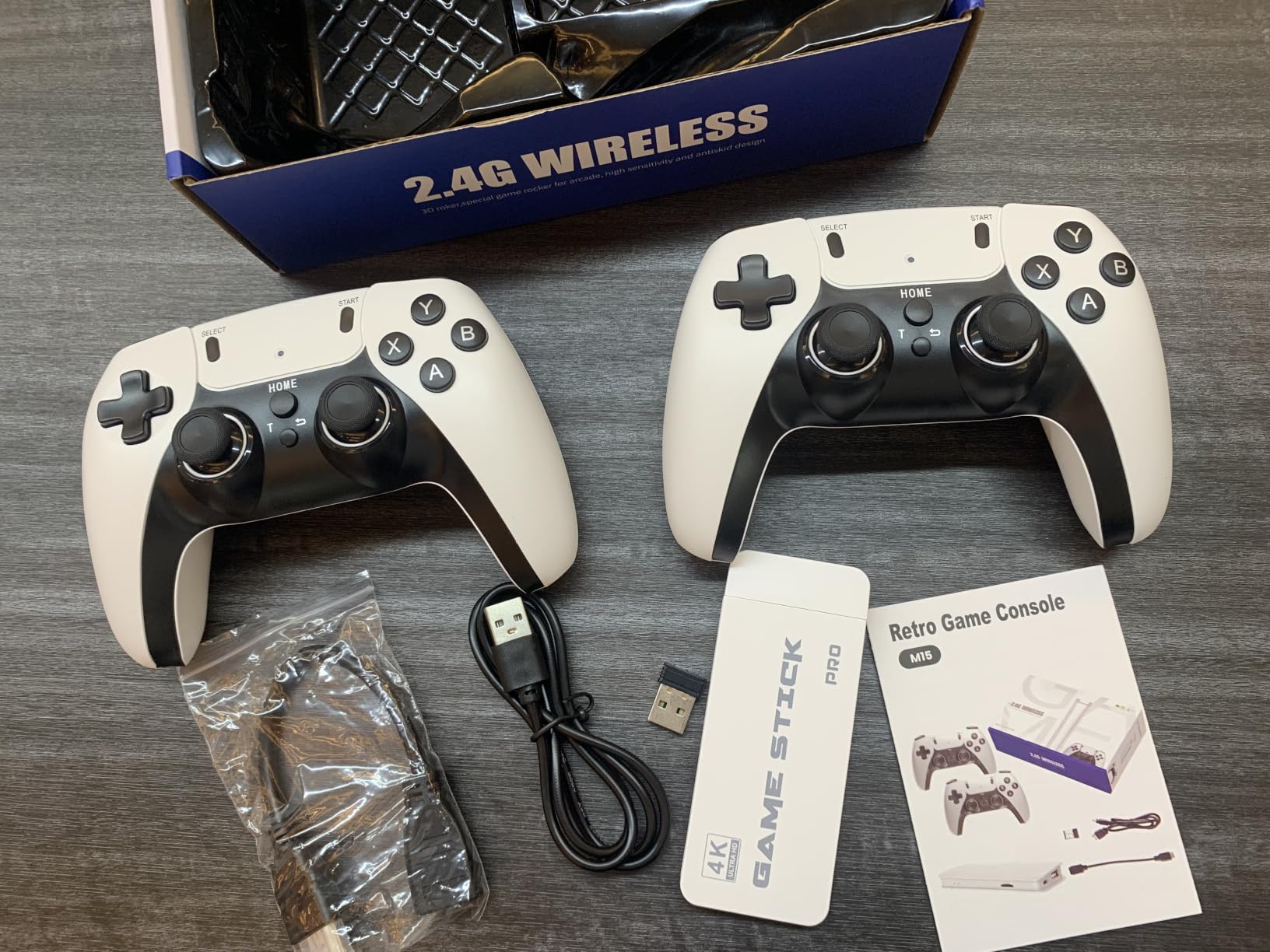 2026 New Retro Gaming Console, Video Game Consoles Stick Pro with 4K HDMI, Built-in 23 Emulators/20000+ Games/Plug & Play TV Video Gaming Stick with Upgraded Dual 2.4G Wireless Controllers(64GB) customer photo 1
