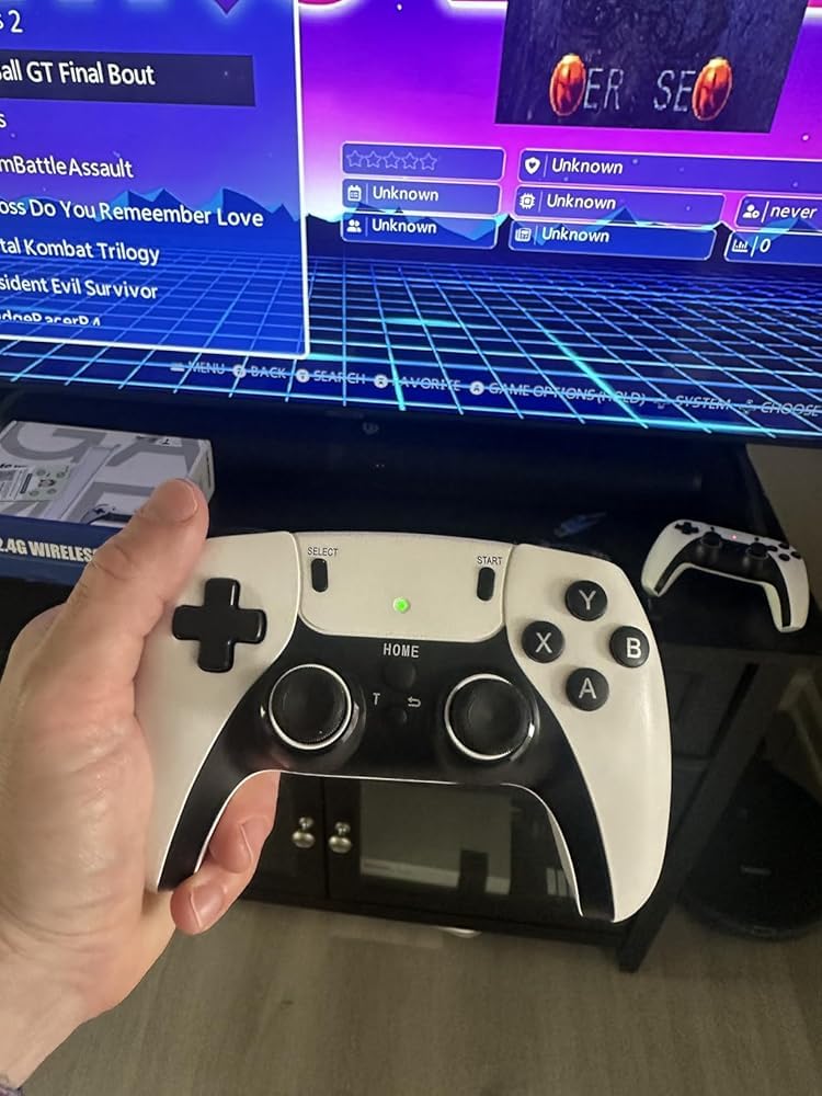 2026 New Retro Gaming Console, Video Game Consoles Stick Pro with 4K HDMI, Built-in 23 Emulators/20000+ Games/Plug & Play TV Video Gaming Stick with Upgraded Dual 2.4G Wireless Controllers(64GB) customer photo 2