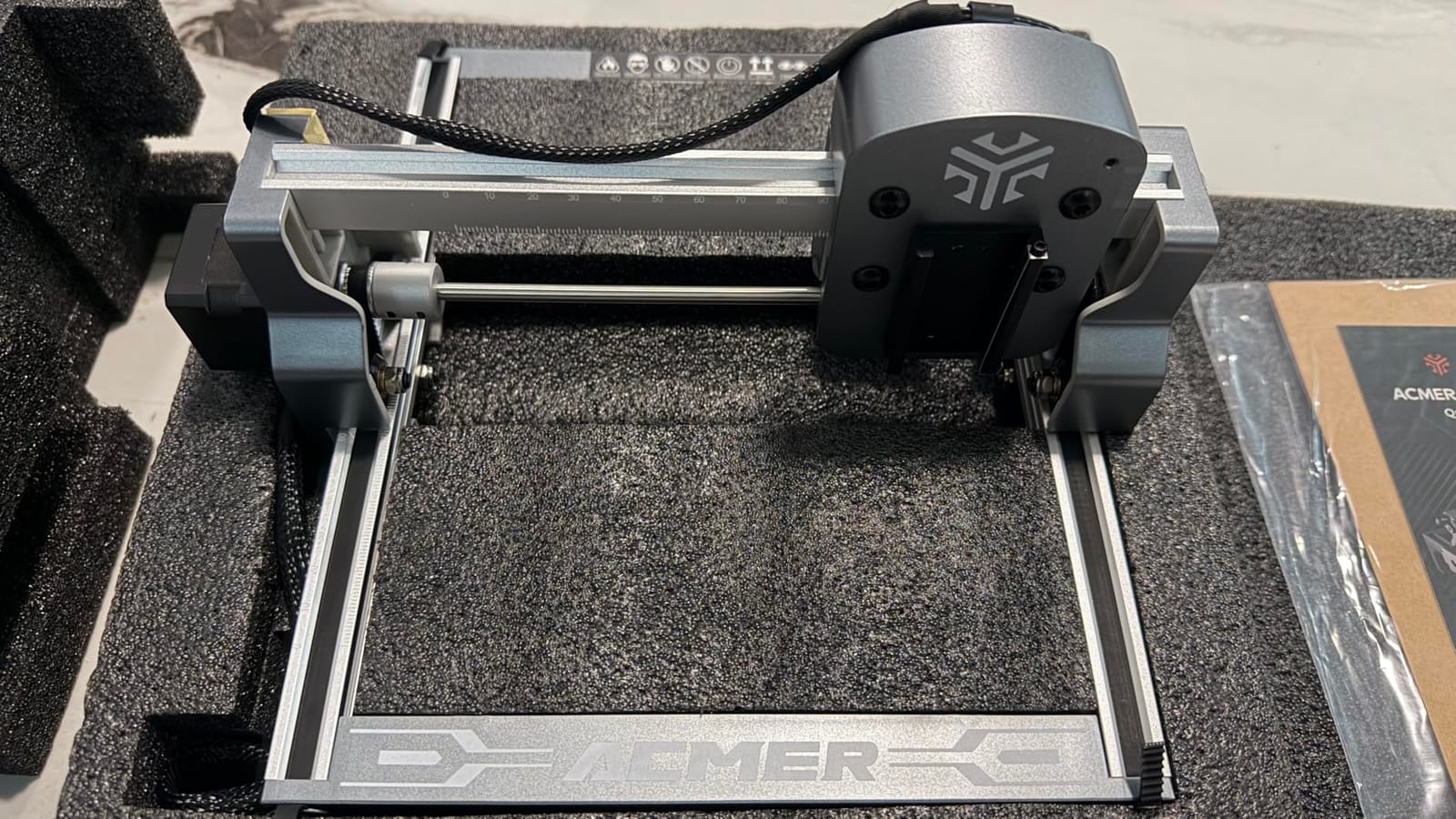 ACMER S1 Laser Engraver for Beginners, 6000mW Lazer Engraving Machine with 130x130mm Working Area customer photo 1