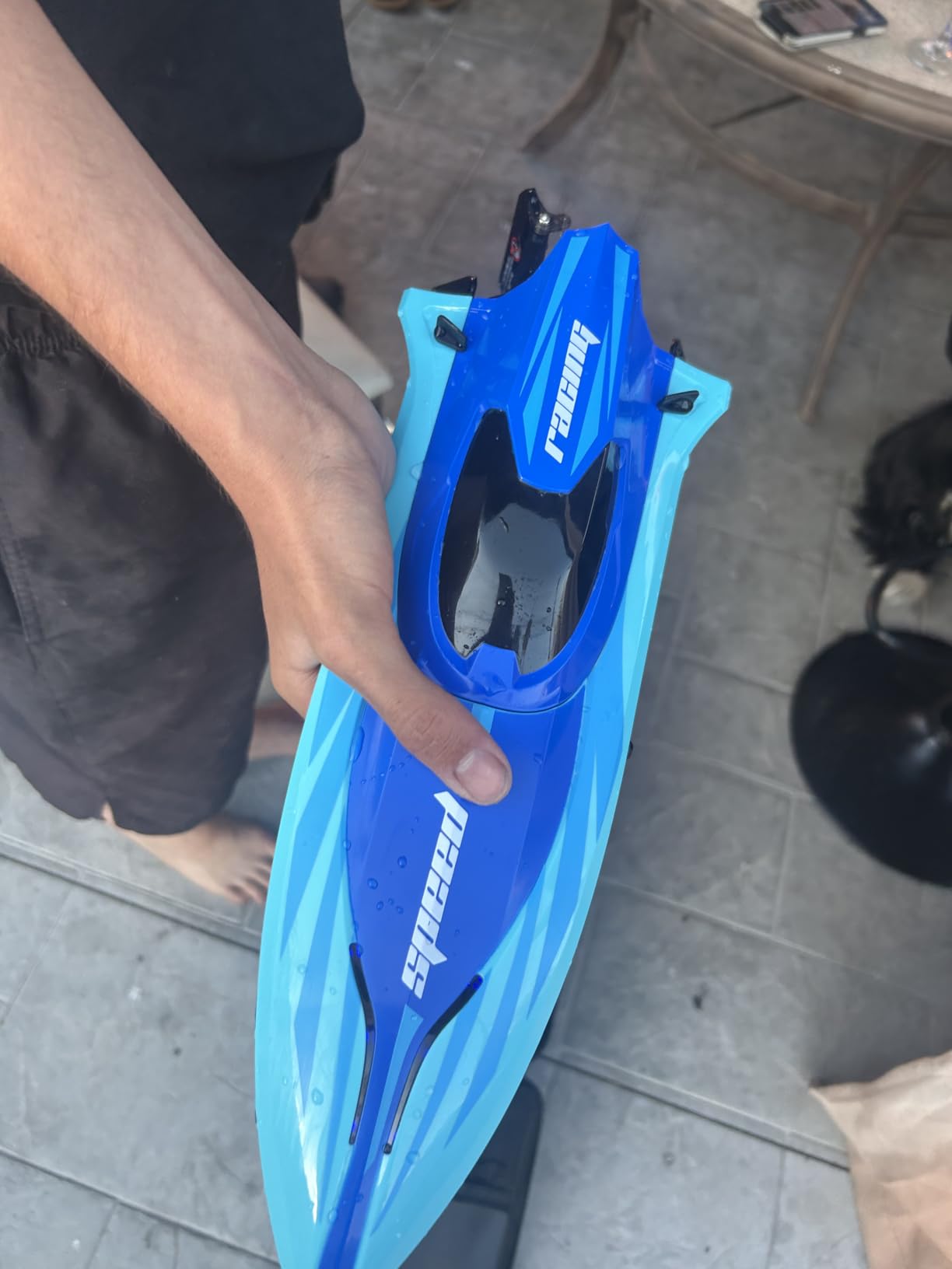 Geyiie Brushless RC Boat for Adults & Teens, 35+ KPH, Self-Righting, Water-Cooled Motor, 30-Min Runtime customer photo 1