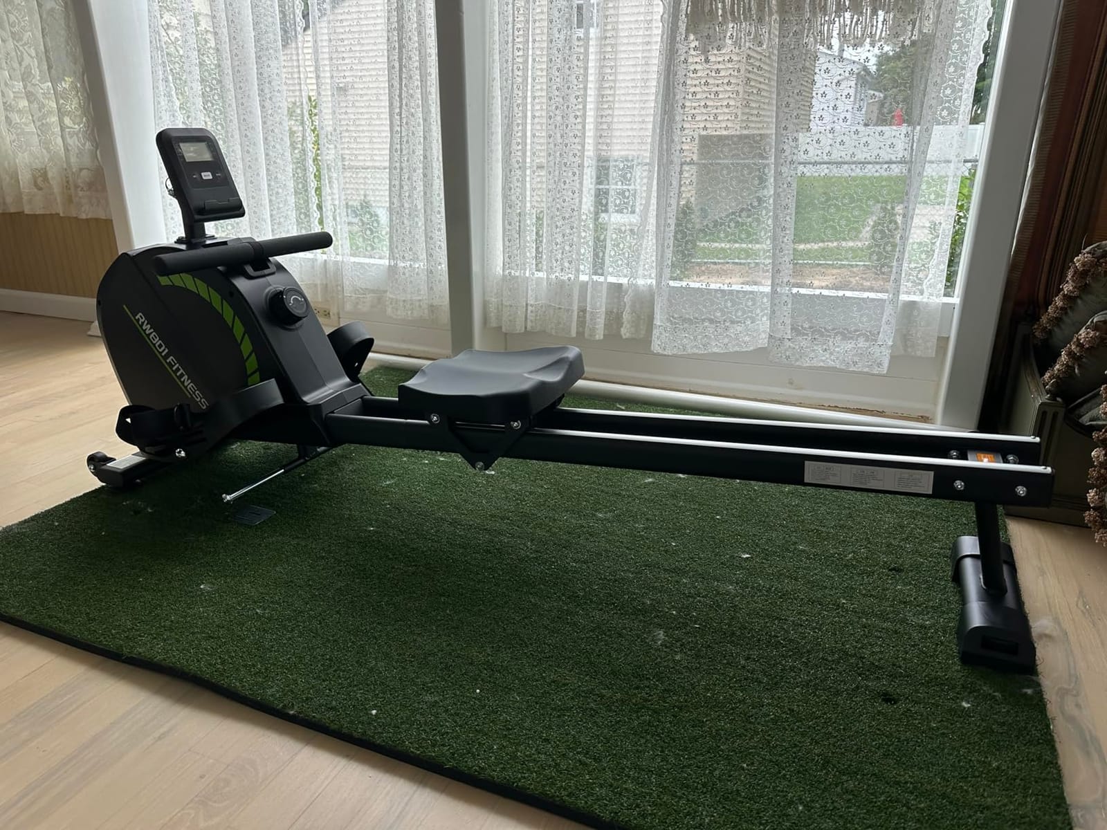 Dripex Rowing Machines for Home, Upgraded Rowing Machine Max 350 LBS, Magnetic Rower with 16 Levels of Workout Resistance, Dual Slide Rail, App Supported, LCD Monitor, Row Machine for Gym Exercise customer photo 1
