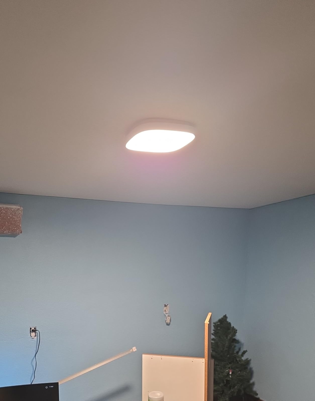 Govee Smart Ceiling Light Pro, RGBIC 4800LM 2700K-6500K 18 Inch 1 Pack | RGBIC LED Ceiling Light Fixture, Works with Matter Alexa, 2700K-6500K Lights for Living Room, Bedroom customer photo 1