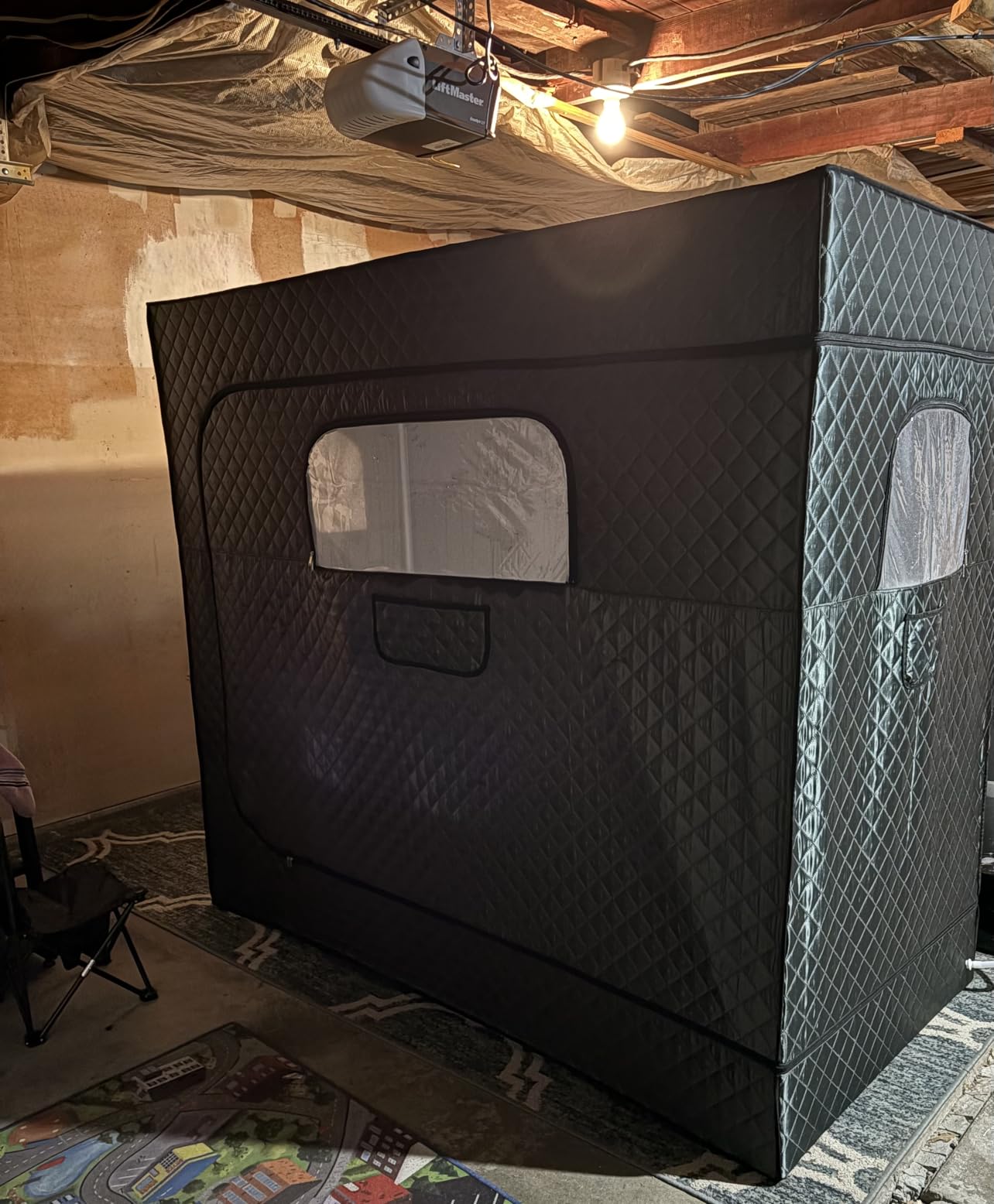 Albott 4-6 Person 8.2 FT Outdoor Sauna Tent with Wood Burning Stove customer photo 2
