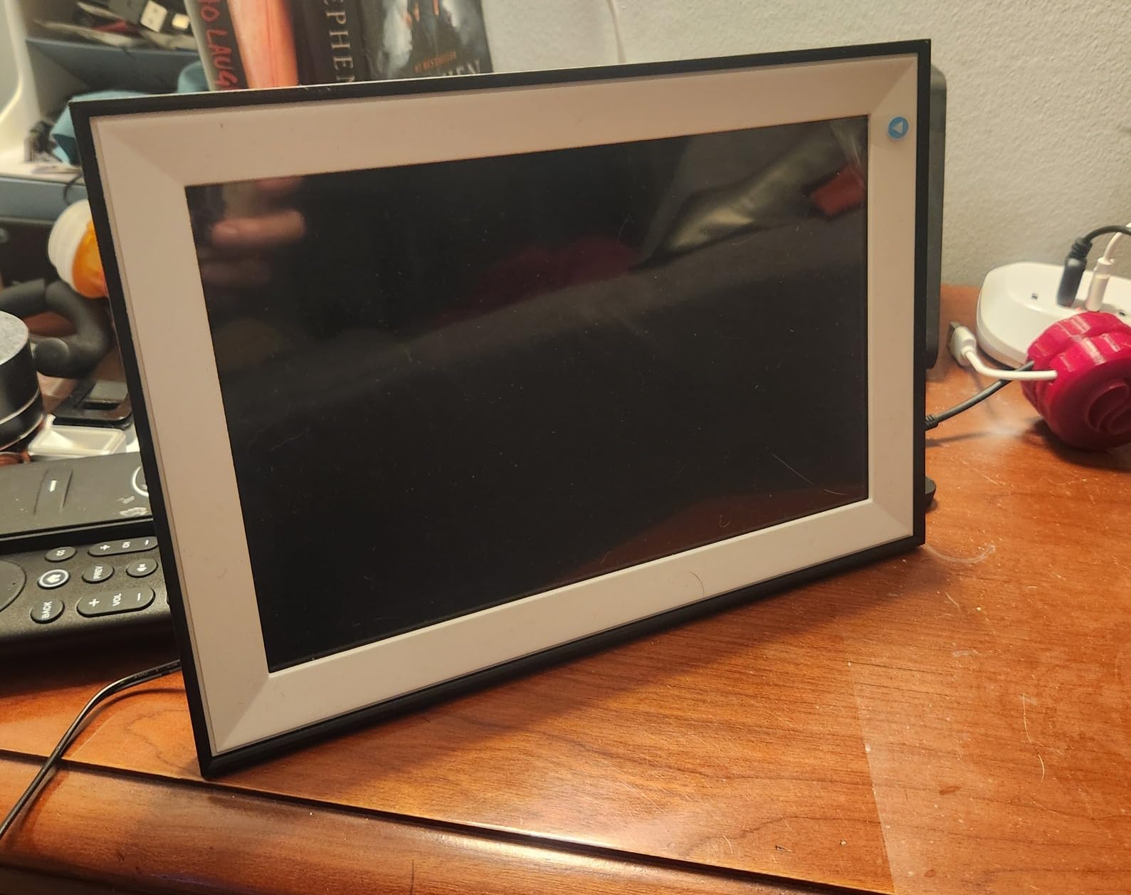 Frameo Digital Picture Frame - 10.1 Inch Smart Wi-Fi Photo Frame with Easy App Connection, Share Memories Instantly via Free App customer photo 1