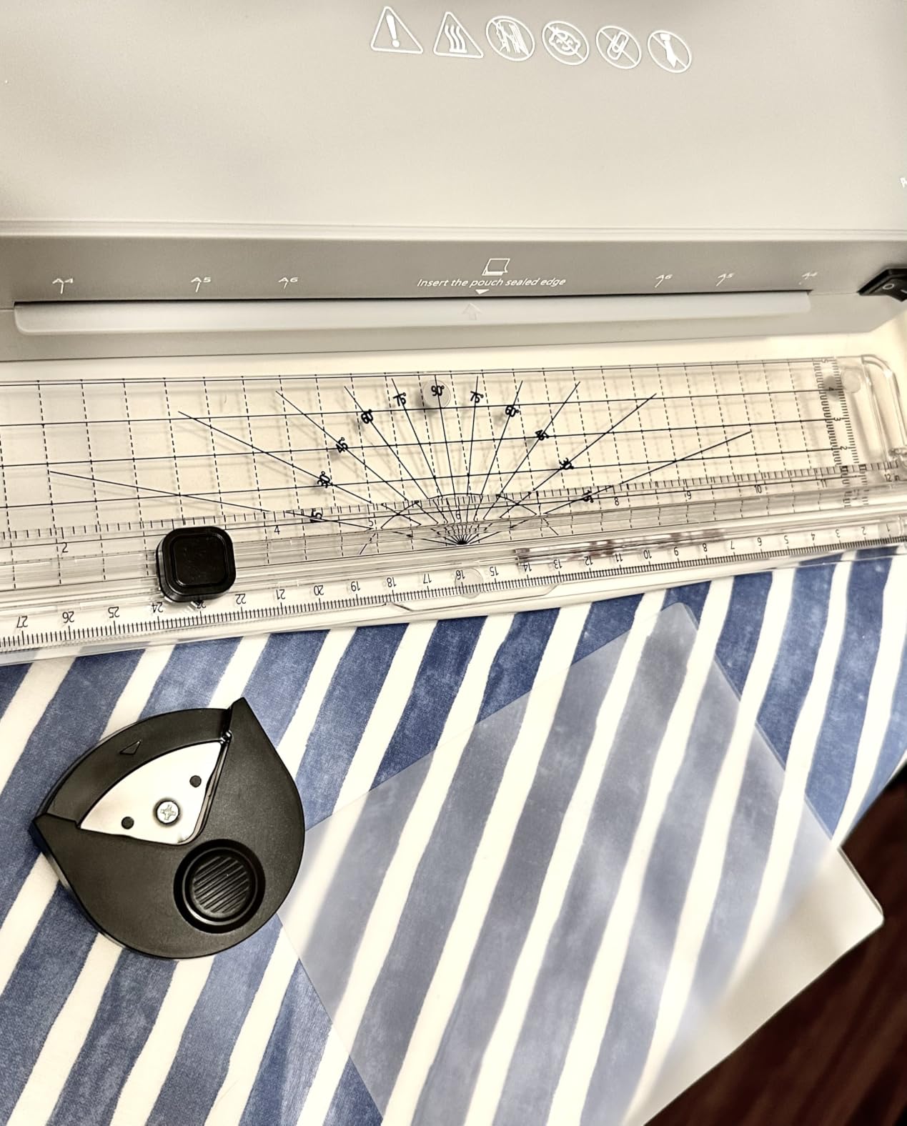 MAXDONE Laminator Machine 9-Inch - 5-in-1 Thermal Laminator Kit | with 50 Laminating Sheets, Fast Warm-Up, Paper Trimmer & Corner Rounder for Photos, Documents, Home, School & Office customer photo 2