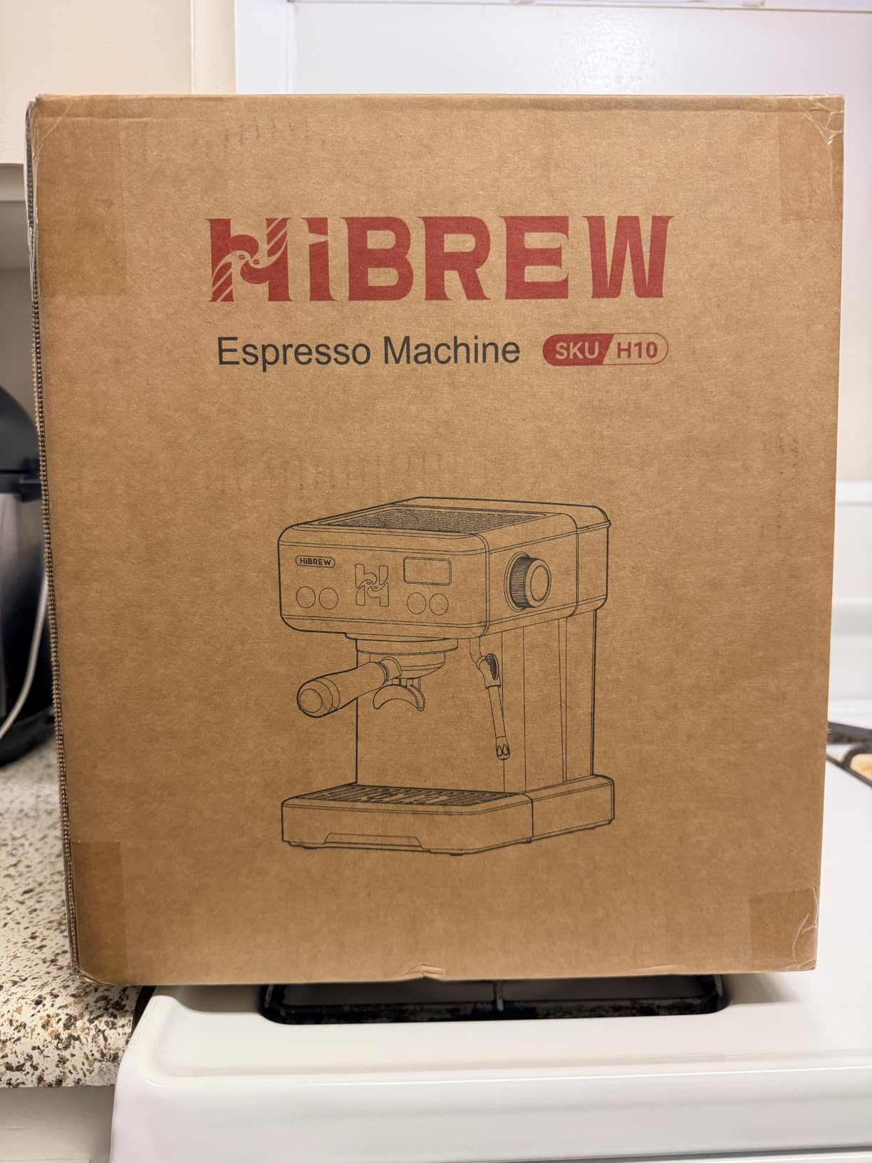 HIBREW H10 Customizable Espresso Machine with 58mm Commercial Group Head | One-Touch Steam & Extraction Temp Switch, Auto Pressure Release & Backflush Stainless Steel Coffee Maker customer photo 2