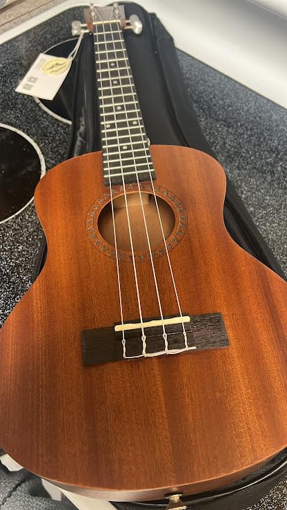 Kmise Double Neck Electric Tenor Ukulele, 4 & 8 String, Mahogany, Professional, Unique Professional Made Dual Neck Headstock with Gig Bag customer photo 1
