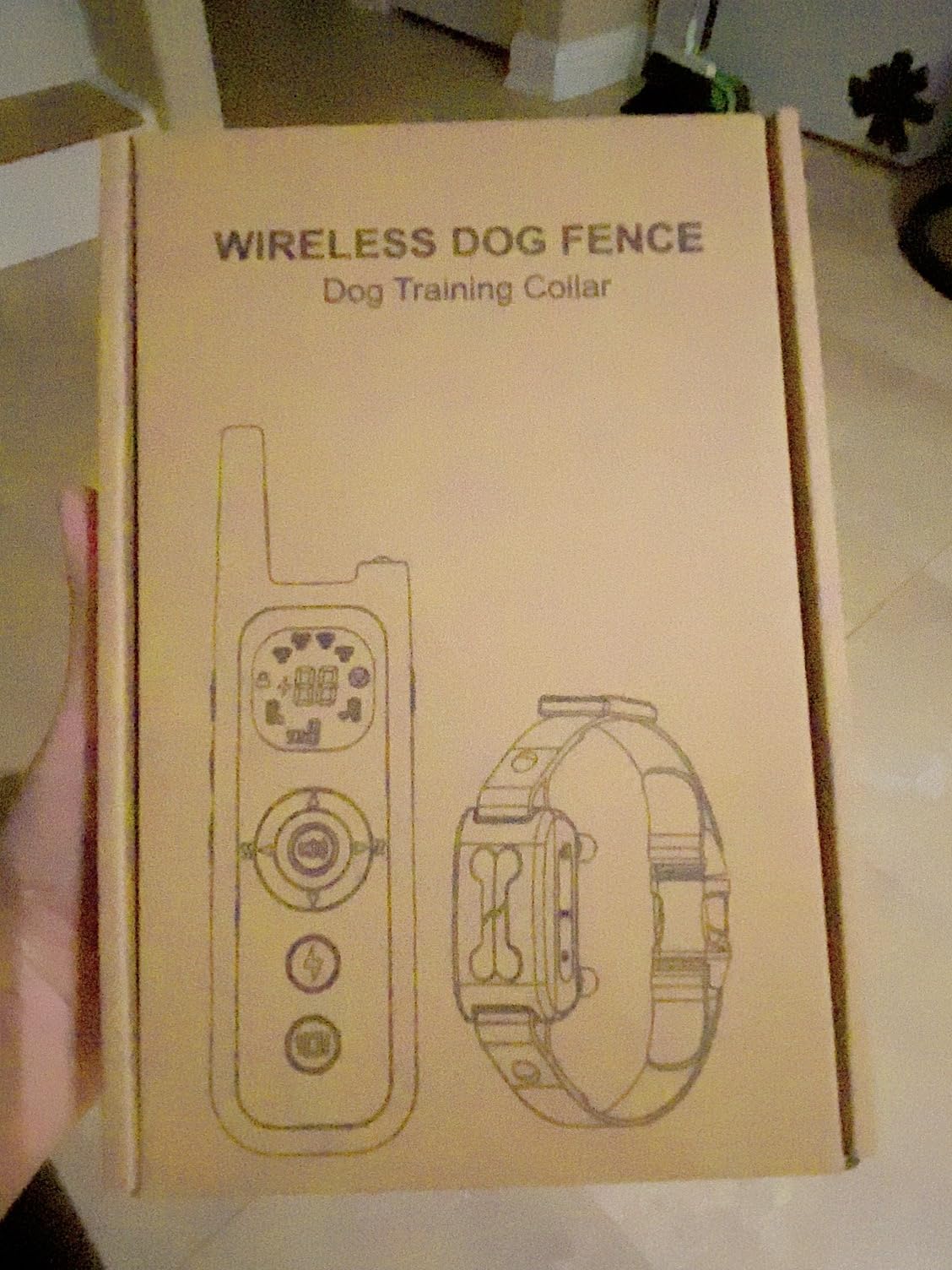 Wireless Dog Fence, Electric Fence for Dogs, Training Collar with Remote System 185 Days Standby Time, Waterproof & Flash Light Portable Dog Perimeter Collar with 3 Training Mode, Upgrade Black 1 PACK customer photo 1