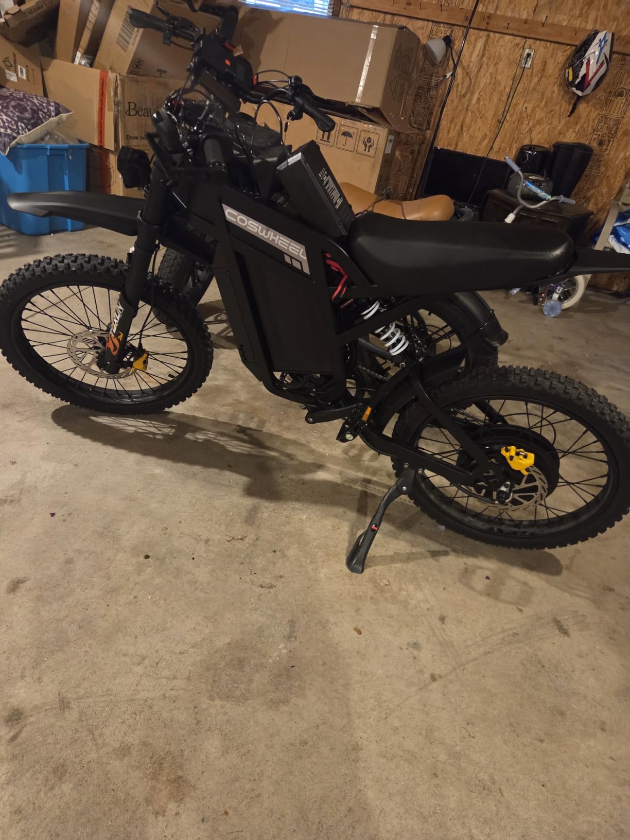 COSWHEEL R6000 Electric Dirt Bike, 7000W Peak Motor Electric Motorcycle | 55MPH, 60V 30Ah Battery,17