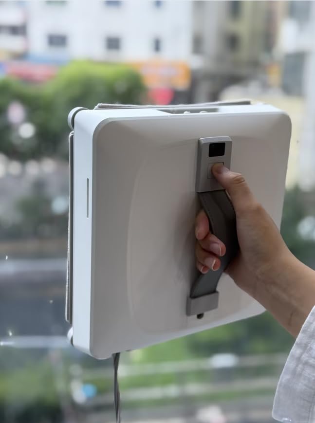 Z9Pro Window Cleaning Robot with 4 Sprayers - Automatic (White) | Window Cleaner for Home 3200Pa Strong Suction, Smart Navigation, Remote Control, for All Smooth Surfaces customer photo 2