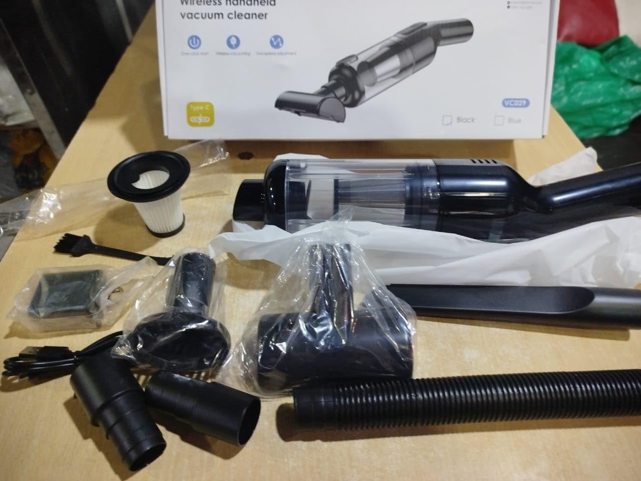 dormzie Handheld Vacuum Cordless, Car Vacuum with 19000Pa Powerful Suction,1.3 lbs Lightweight, Type-C Charge, Multiple Accessories for Car Home Office Pet customer photo 1