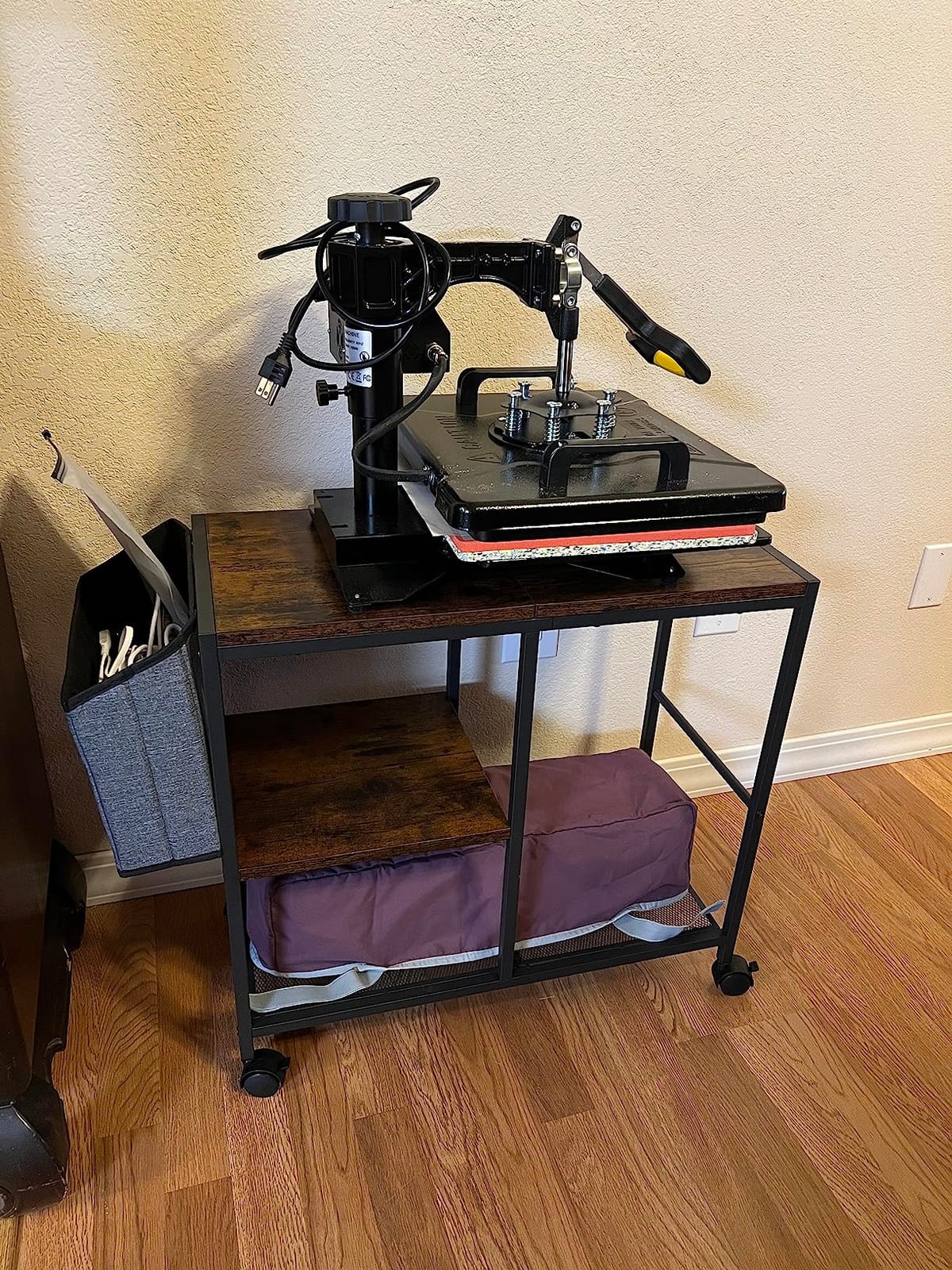 Slendor 15x15 inch 5 in 1 Swing Away Heat Press Machine for T Shirts | 15x15 5-in-1 press for custom T-shirts, tumblers, gifts and more customer photo 1