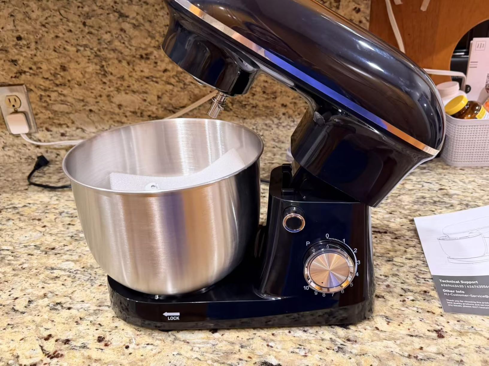 OLIXIS 4.2 Qt Stand Mixer, 10-Speed Tilt-Head Electric Mixer for Baking | Include Dough Hook, Whisk, Flat Beater & Splash Lid, 10 Speeds Handle Cakes, Cookies & Bread Dough, Compact, Easy-Clean Bowl customer photo 2