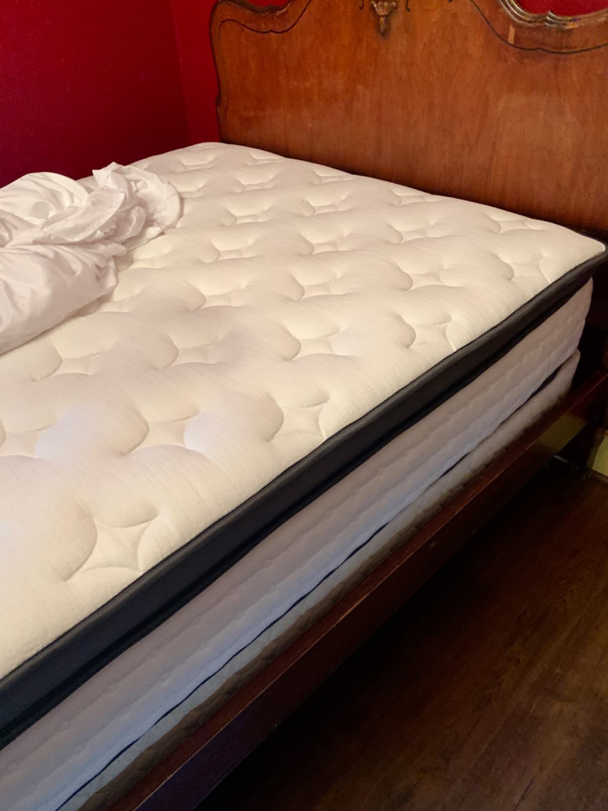 Queen Mattress 14 Inch, Firm Hybrid Mattress in a Box with Back and Lumbar Hip Support, Deep Sleep, Fiberglass Free, 365 Nights Trial, 10 Years Warranty customer photo 2