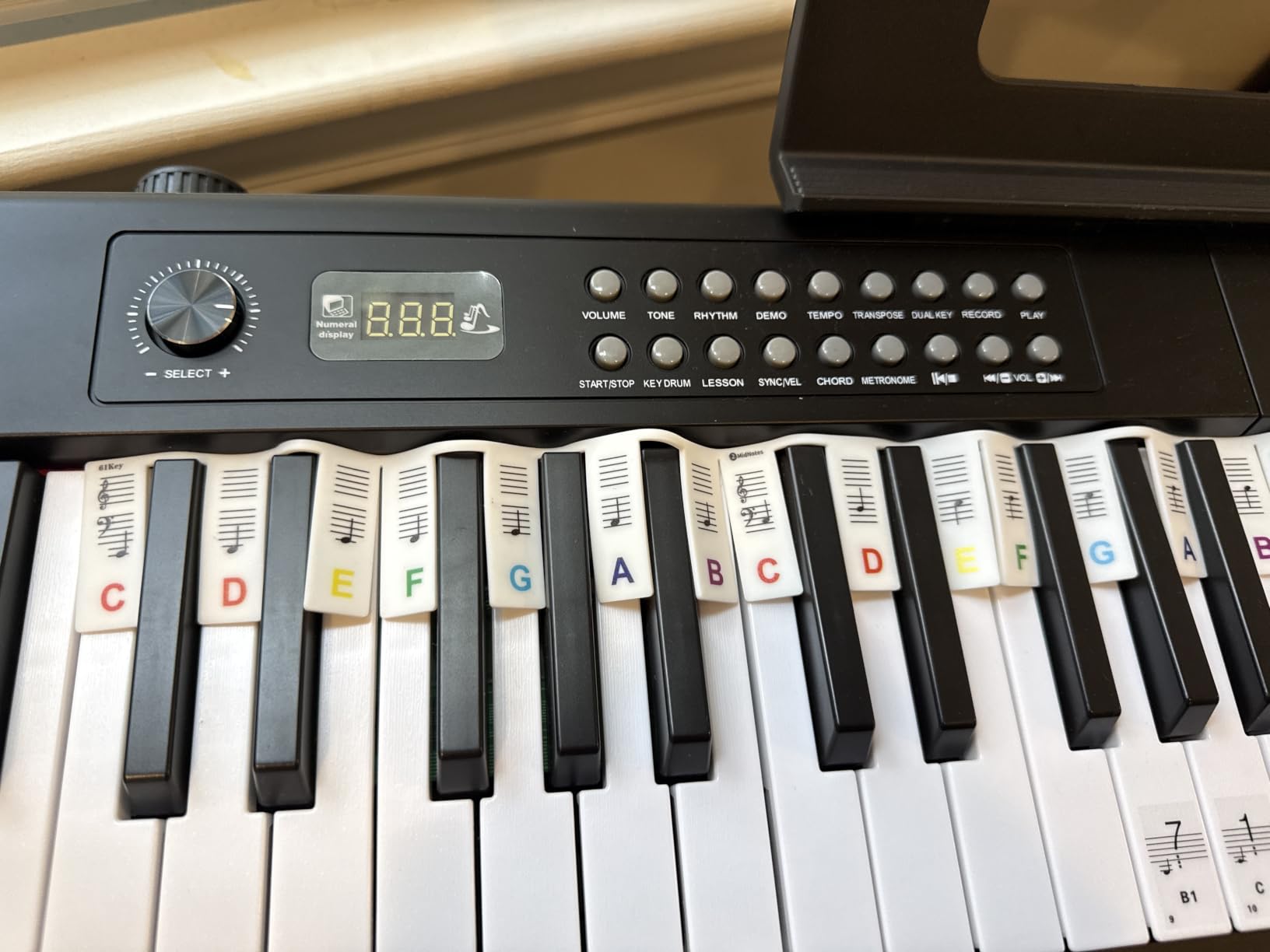 88 Key Piano Keyboard, Electric Digital Piano with Semi Weighted Keys, Keyboard Piano with Sustain Pedal, Power Supply, Stand, Carrying Case, Headphones, USB-MIDI Compatibility, for Beginner Adults customer photo 2