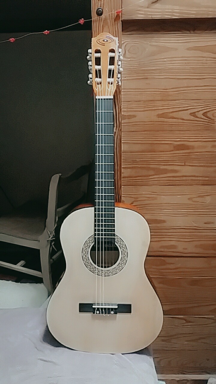 Pyle Beginner Acoustic Guitar Kit - Full Size 41” Cutaway Dreadnought Natural Matte Finish w/Upgraded Gig Bag, Tuner, Steel Strings, Picks, Strap, Capo, For Beginners/Adults - (Natural, Gloss) customer photo 1