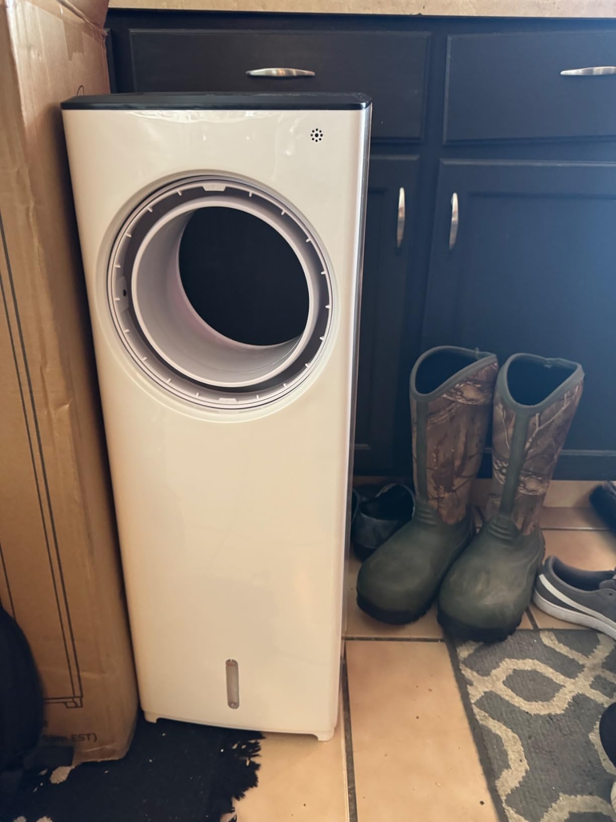 3600CFM Swamp Cooler Air Conditioner, 12Gal Dual Tank, 120° Oscillation for 1000Sq.ft Cooling Evaporative Air Cooler w/ 3Modes&3Speeds, Timer, Windowless Portable Air Conditioner customer photo 2
