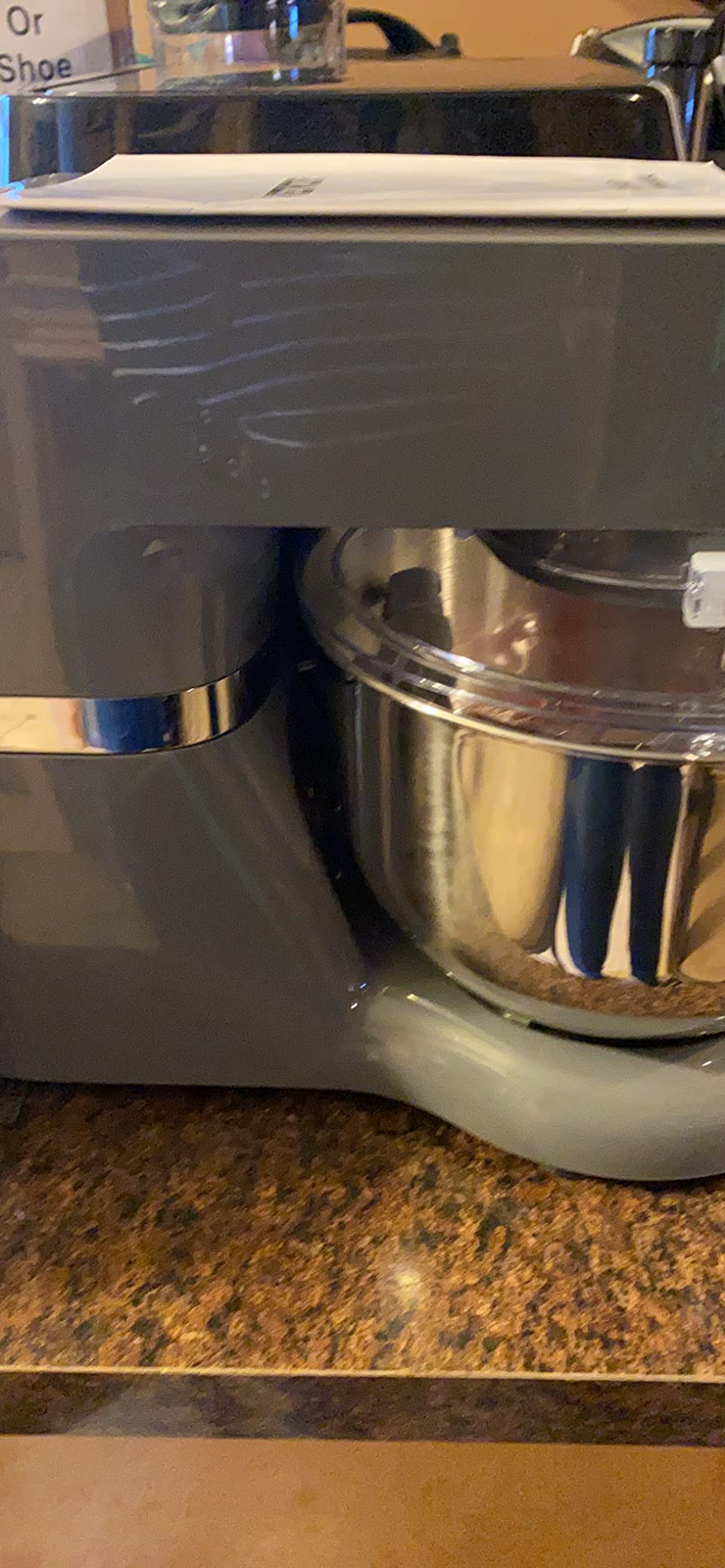 VEVOR 7.4 Qt Tilt Head Stand Mixer 500W Electric Dough Mixer, 6 Speeds with Pulse Food Kitchen Mixer with Stainless Steel Bowl, Splash Guard, Dough Hook, Whisk, Beater, for Baking Mixing customer photo 2