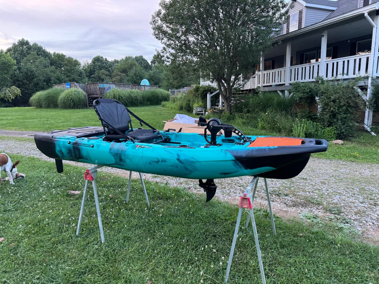 Albott Modular Fishing Kayak with Drive System & Durable HDPE, Customizable | Lightweight Sit-on-Top Kayak for Adult & Youth, Perfect for Leisure & Commercial Use, 420lbs Capacity customer photo 1