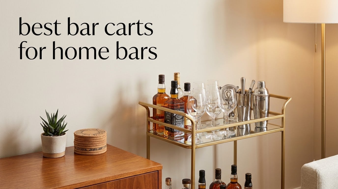 best bar carts for home bars