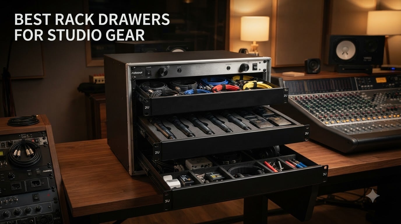 best rack drawers for studio gear