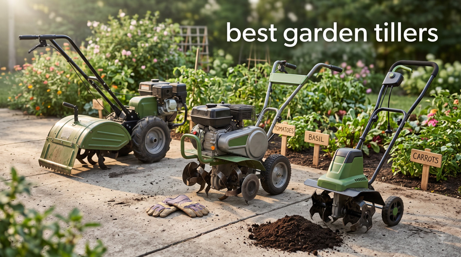 best garden tillers