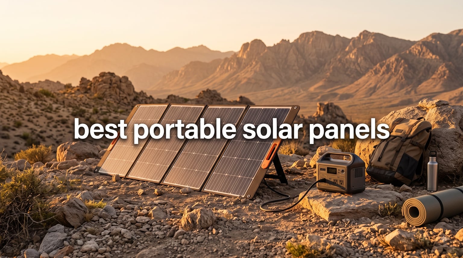 best portable solar panels