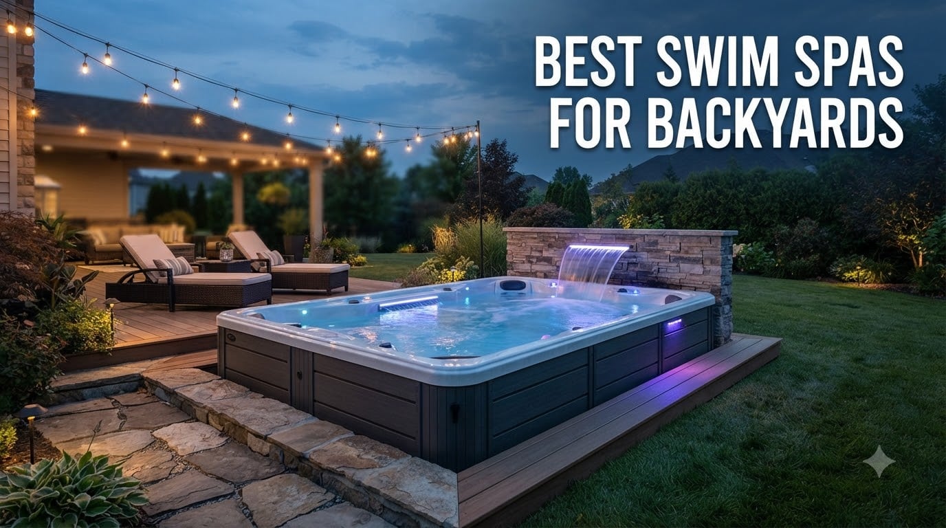 best swim spas for backyards