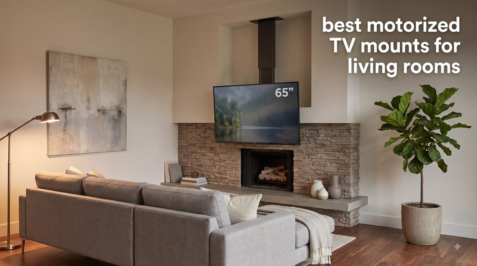best motorized TV mounts for living rooms