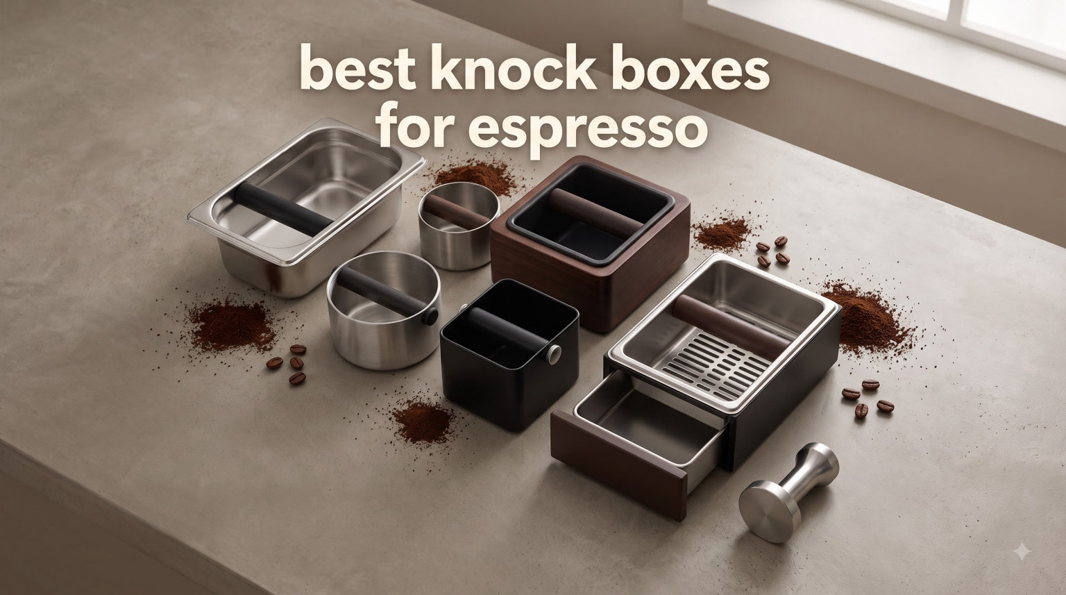best knock boxes for espresso